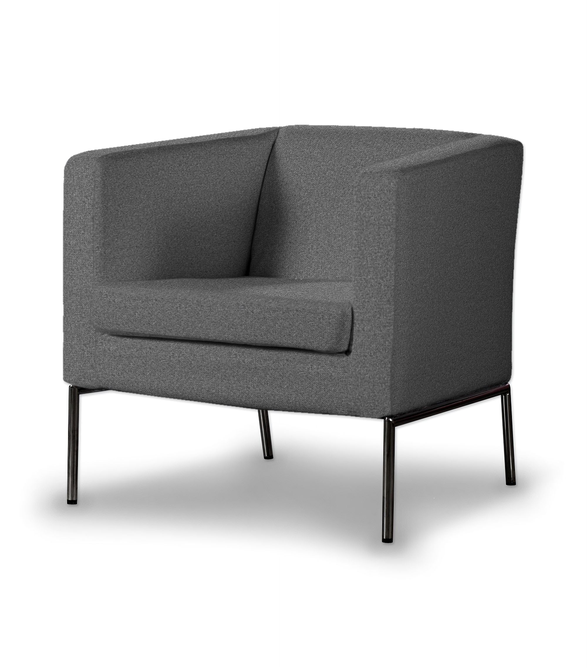IKEA stoelhoes voor Klappsta stoel kleur product grijs stof met structuur