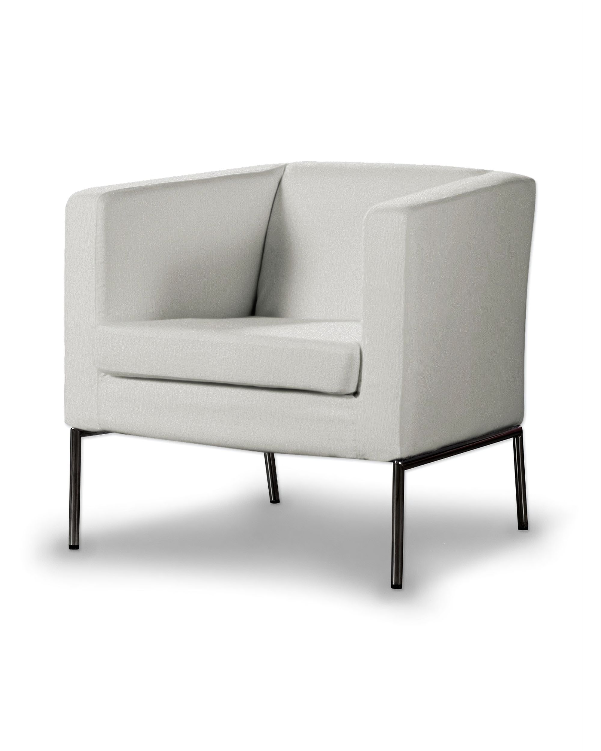 IKEA stoelhoes voor Klappsta stoel kleur product crème stof met structuur