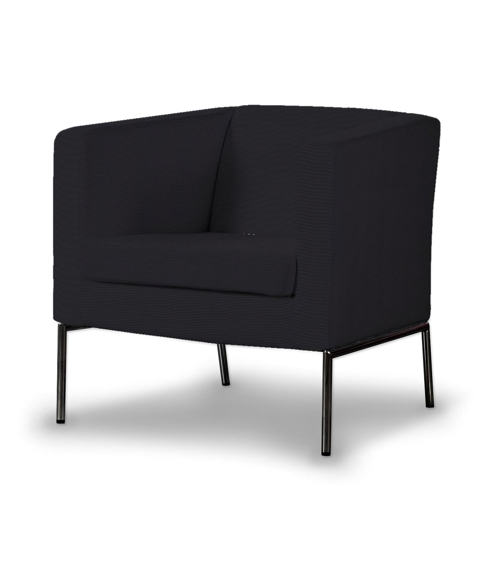 IKEA stoelhoes voor Klappsta stoel kleur product zwart stof met structuur