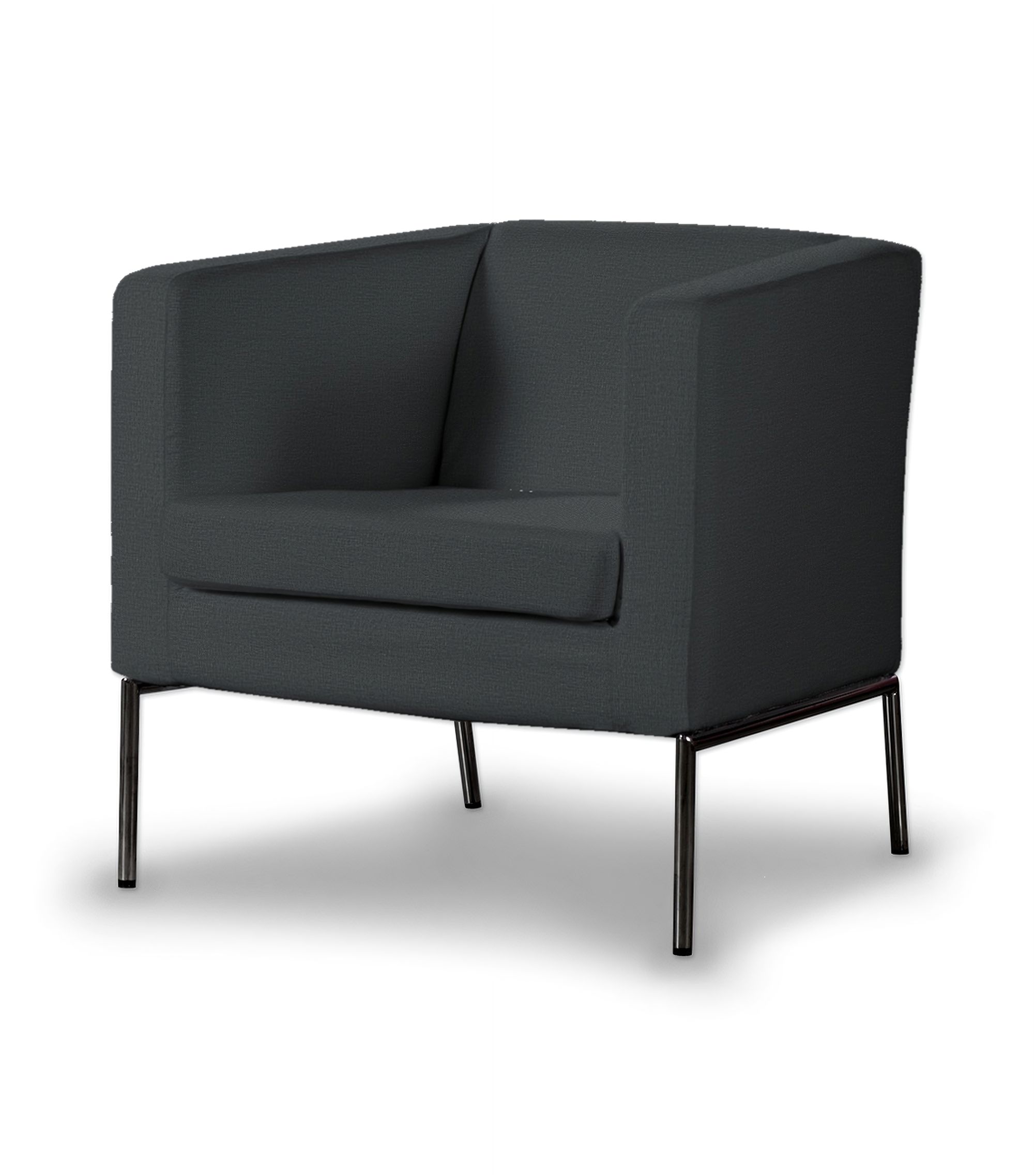 IKEA stoelhoes voor Klappsta stoel kleur product grijs stof fluweel