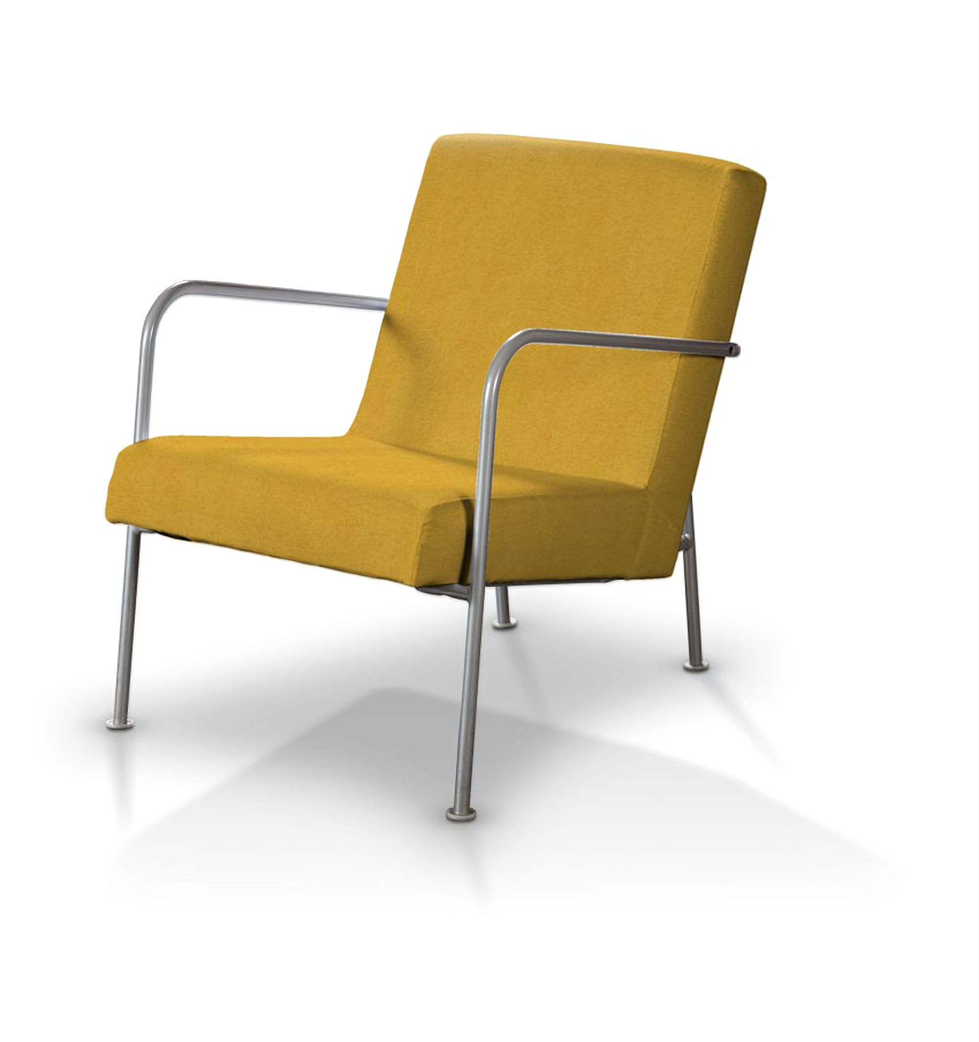 IKEA hoes PS 1-zit kleur product geel stof met structuur