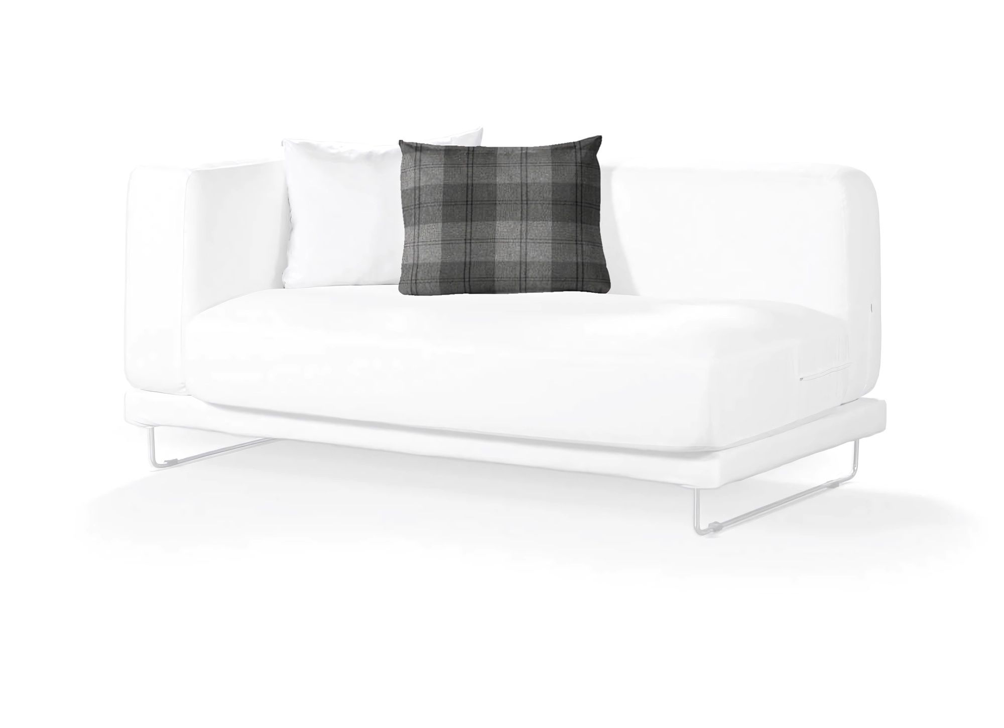 IKEA kussenhoes Tylösand, 1 st. kleur product grijs stof met structuur, met patroon (hover)