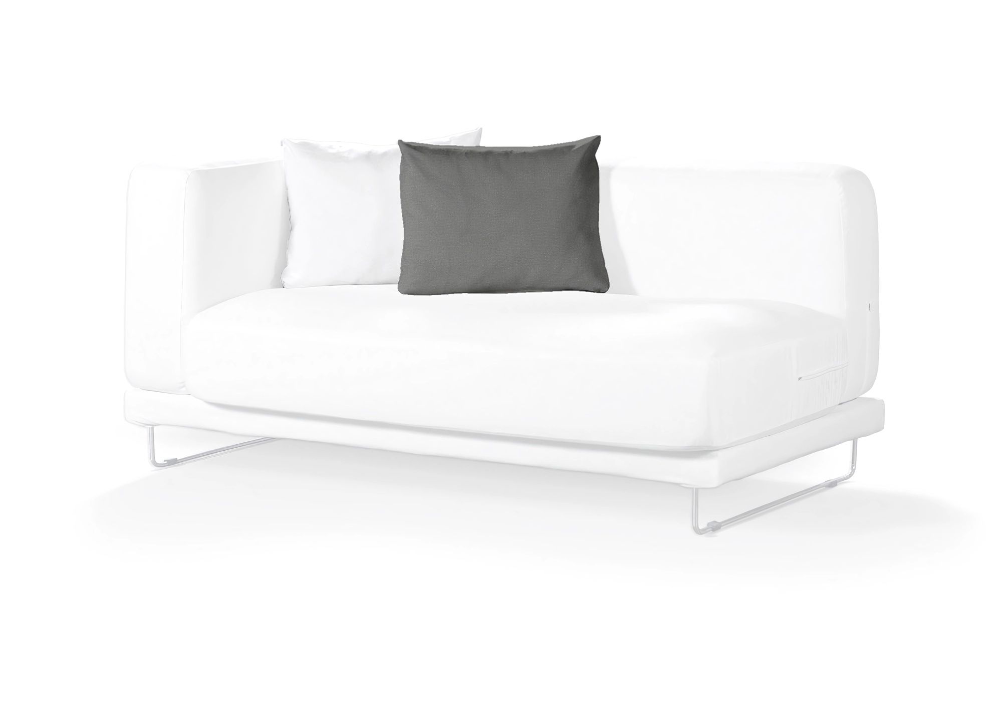 IKEA kussenhoes Tylösand, 1 st. kleur product grijs stof fluweel (hover)