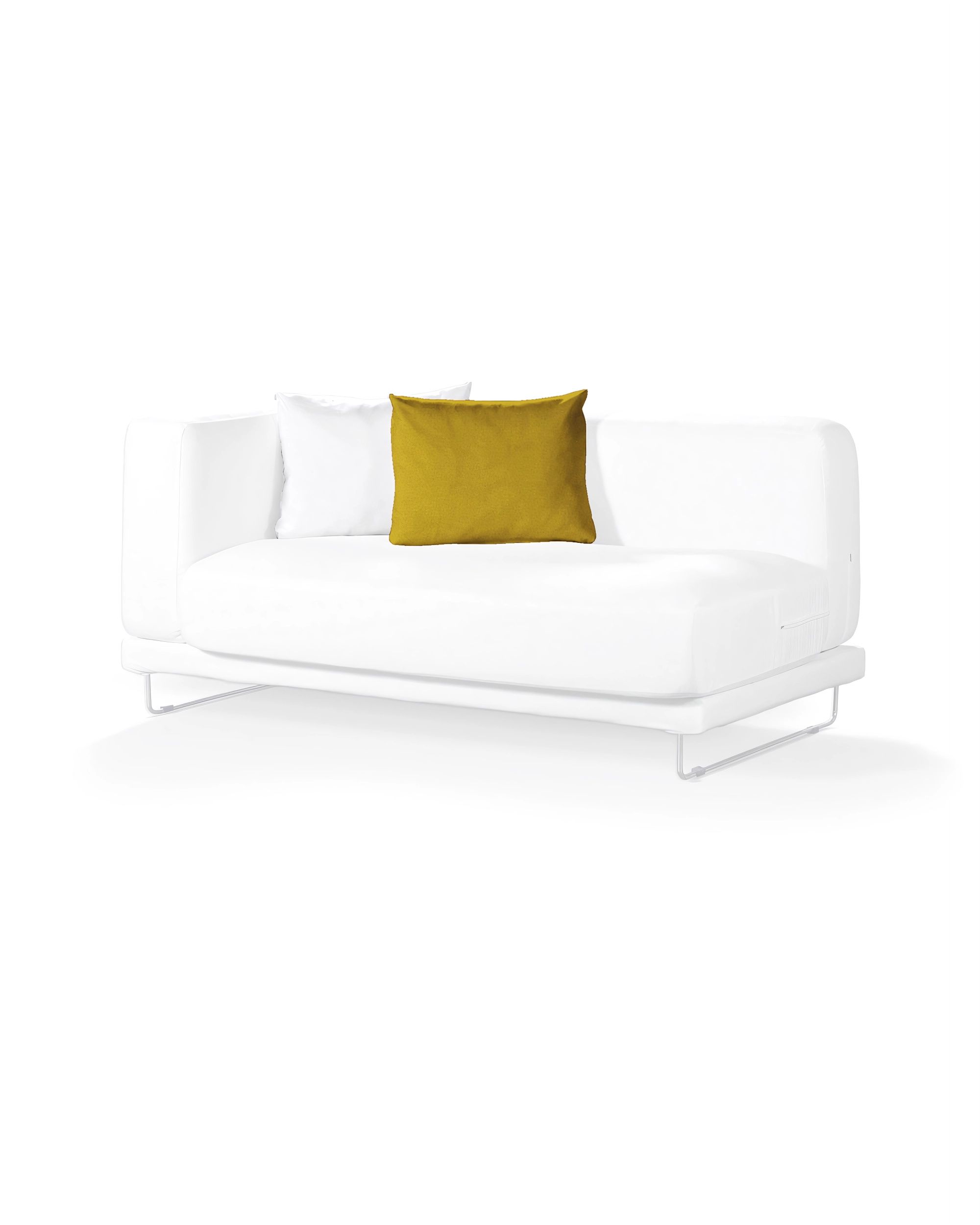IKEA kussenhoes Tylösand, 1 st. kleur product geel stof fluweel (hover)