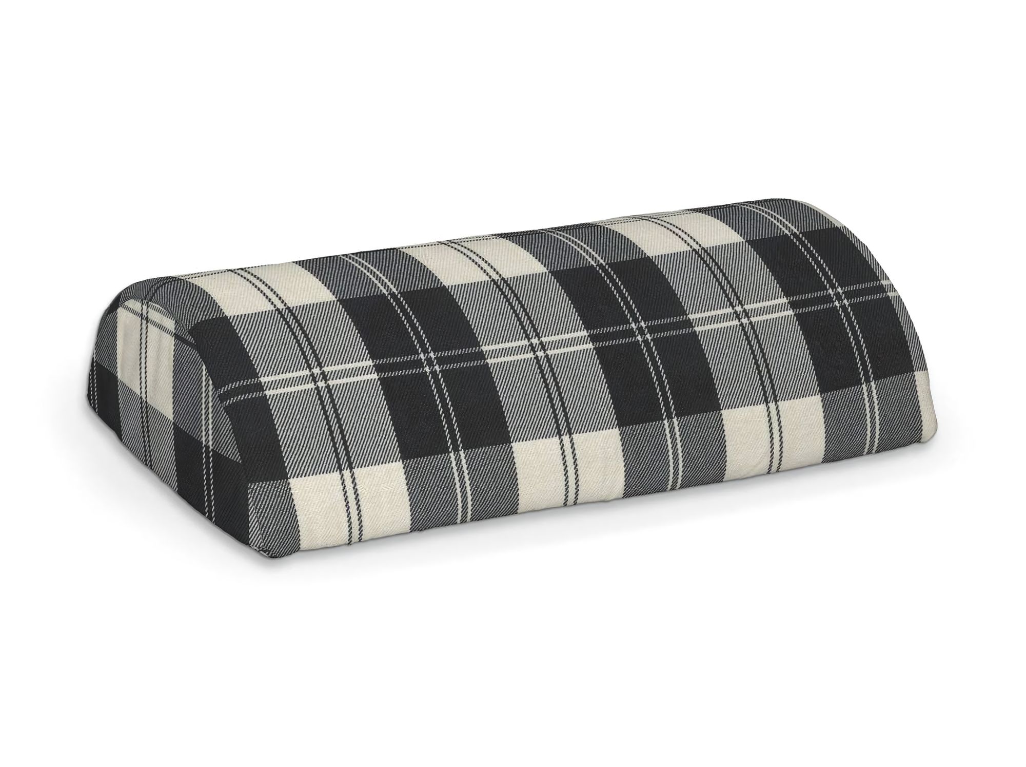 IKEA hoes voor de halve nekrol van Beddinge kleur product zwart stof met structuur, met patroon