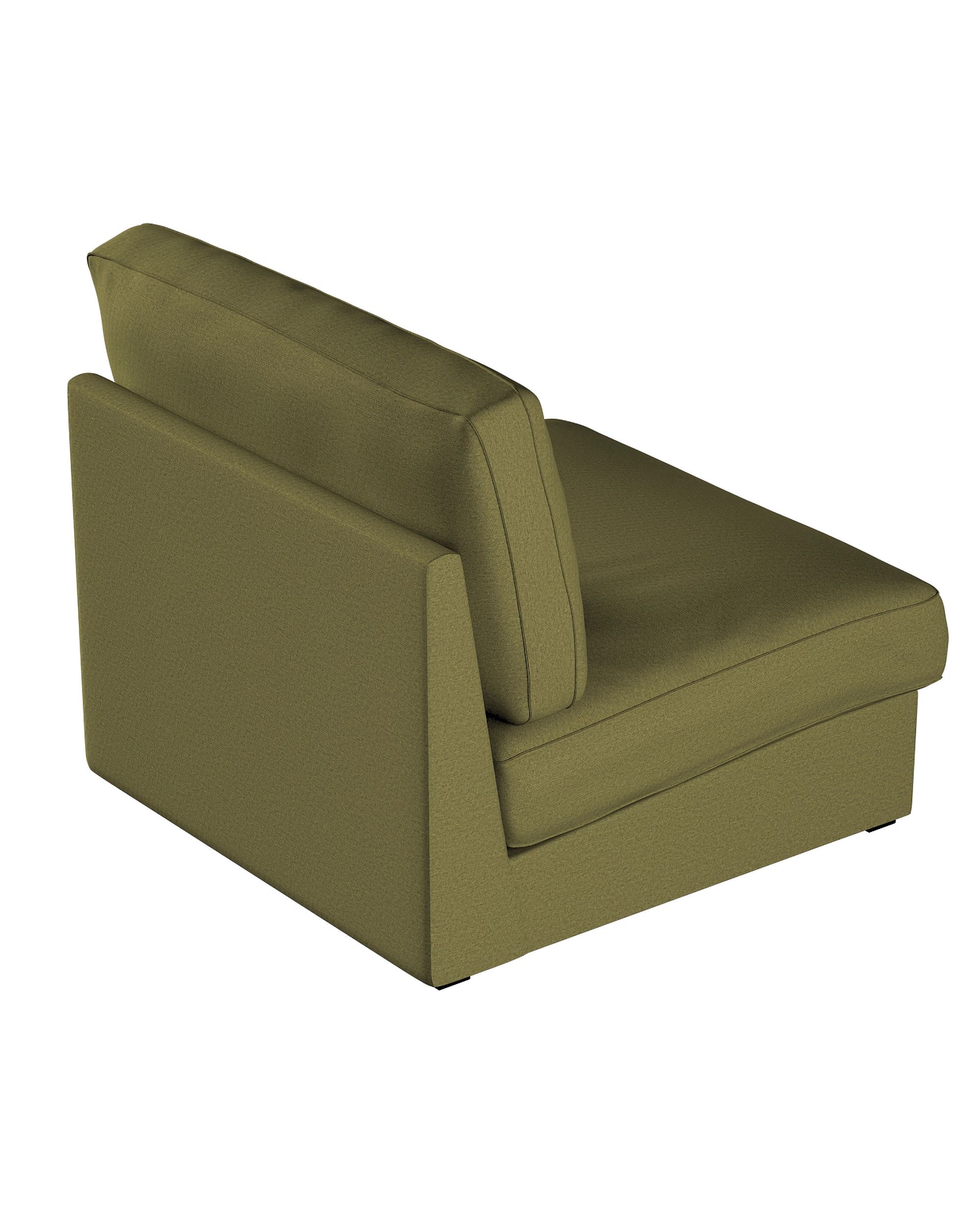 IKEA hoes voor Kivik 1-zit niet-uitklapbaar kleur product groen stof met structuur (hover)