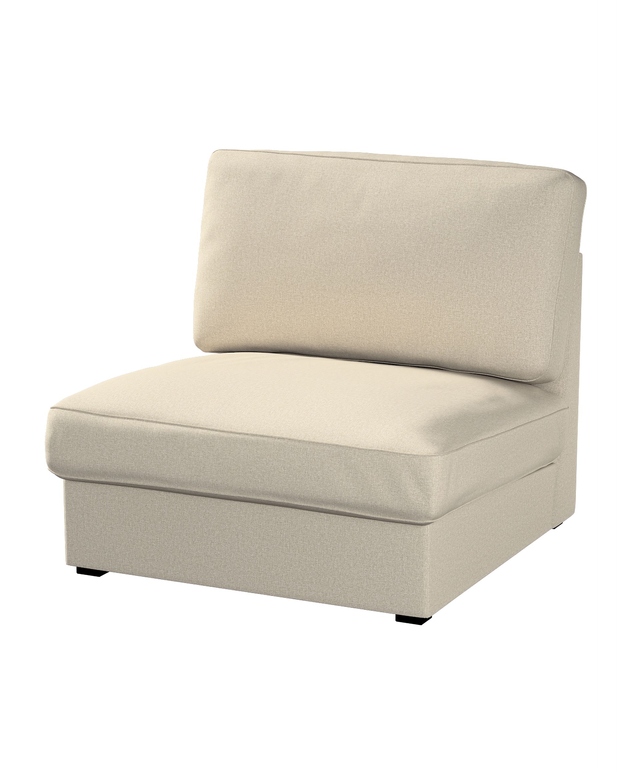 IKEA hoes voor Kivik 1-zit niet-uitklapbaar kleur product beige stof met structuur