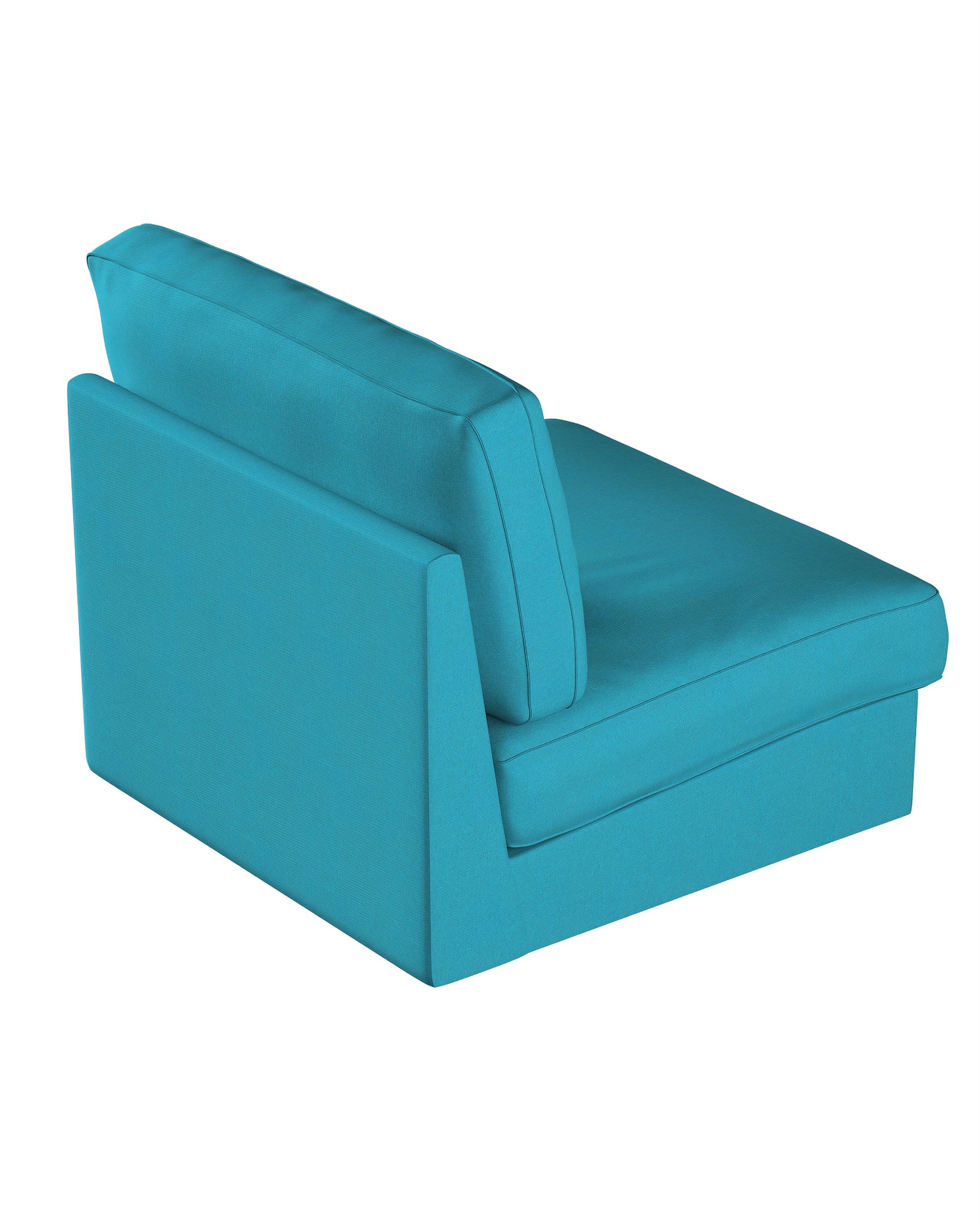 IKEA hoes voor Kivik 1-zit niet-uitklapbaar kleur product blauw stof met structuur (hover)