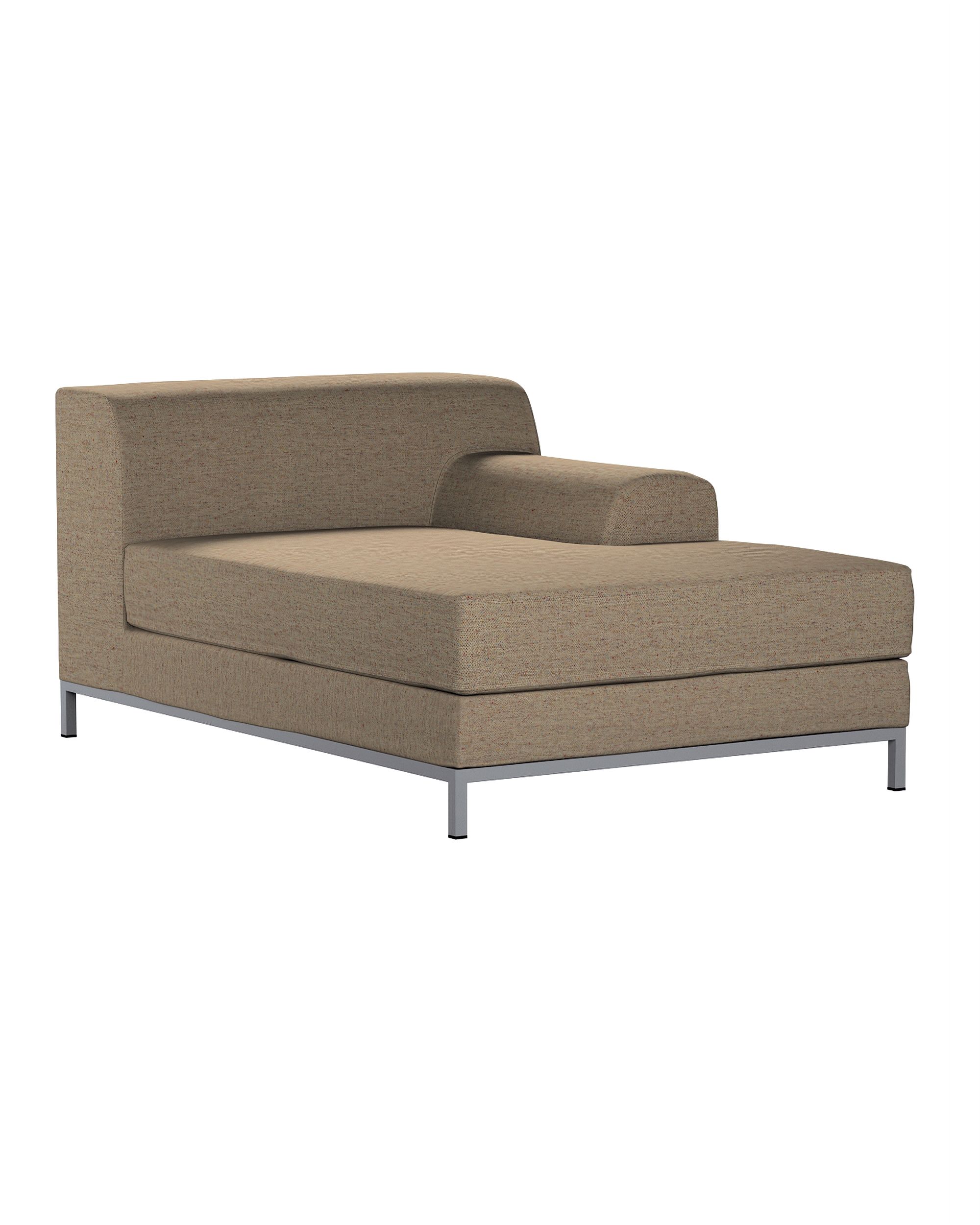IKEA zitbankhoes/ overtrek voor Kramfors chaise longue rechts kleur product beige stof met structuur
