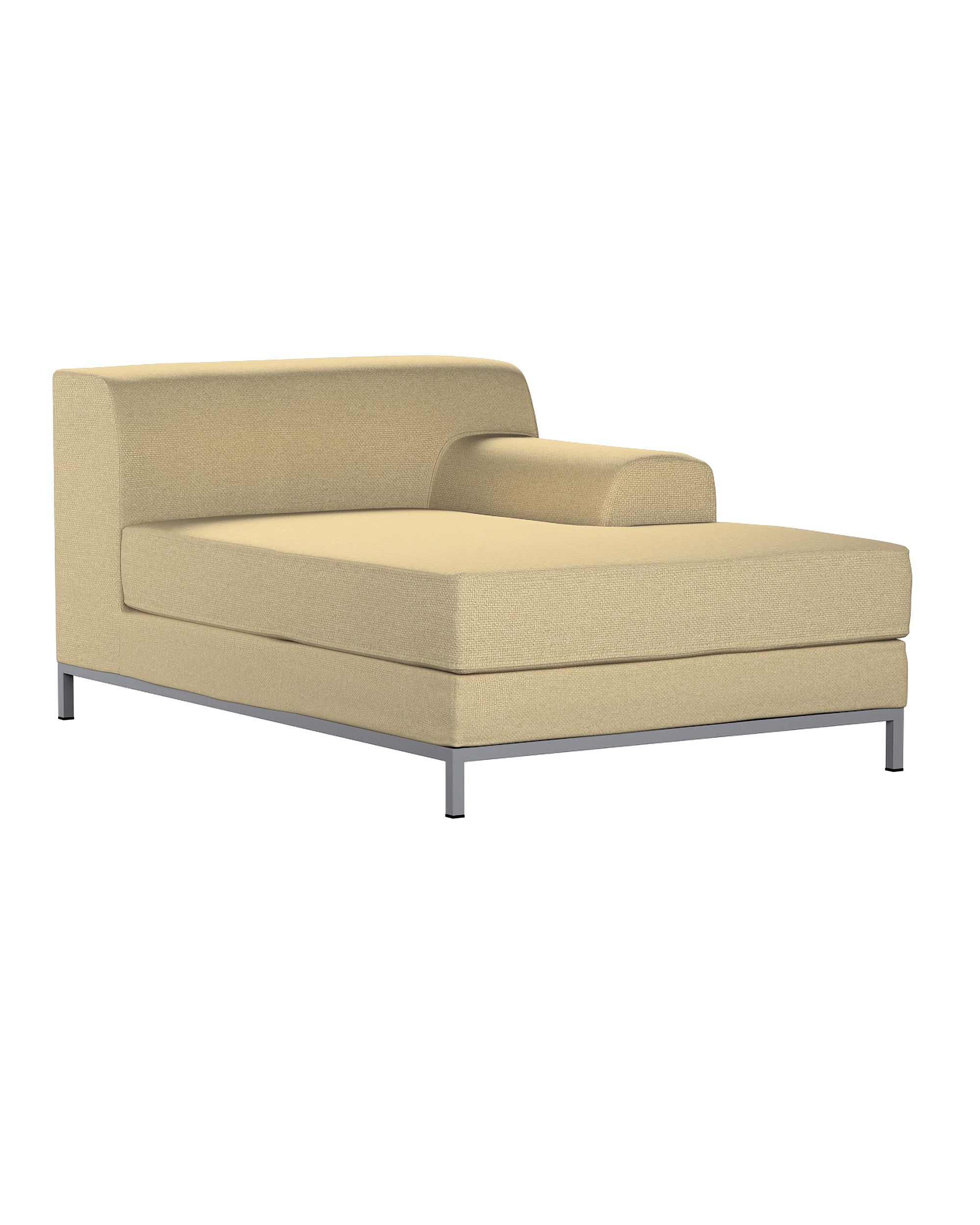 IKEA zitbankhoes/ overtrek voor Kramfors chaise longue rechts kleur product groen stof met structuur