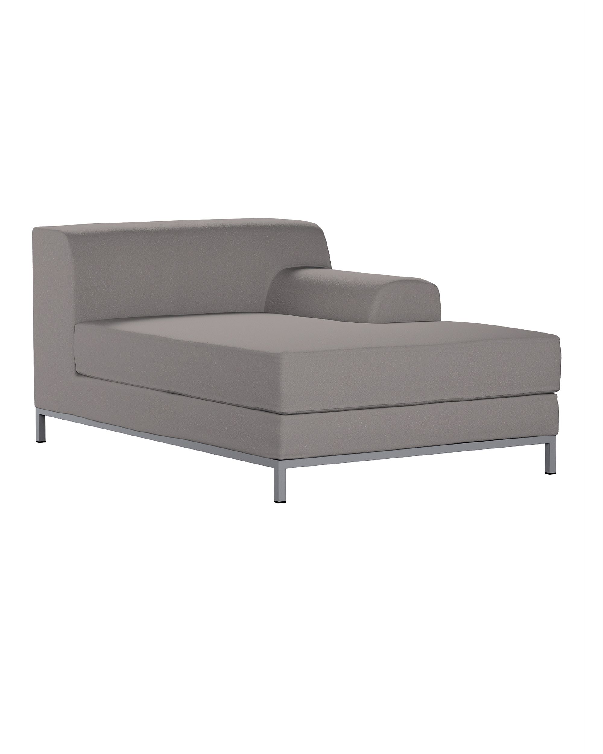 IKEA zitbankhoes/ overtrek voor Kramfors chaise longue rechts kleur product beige stof met structuur