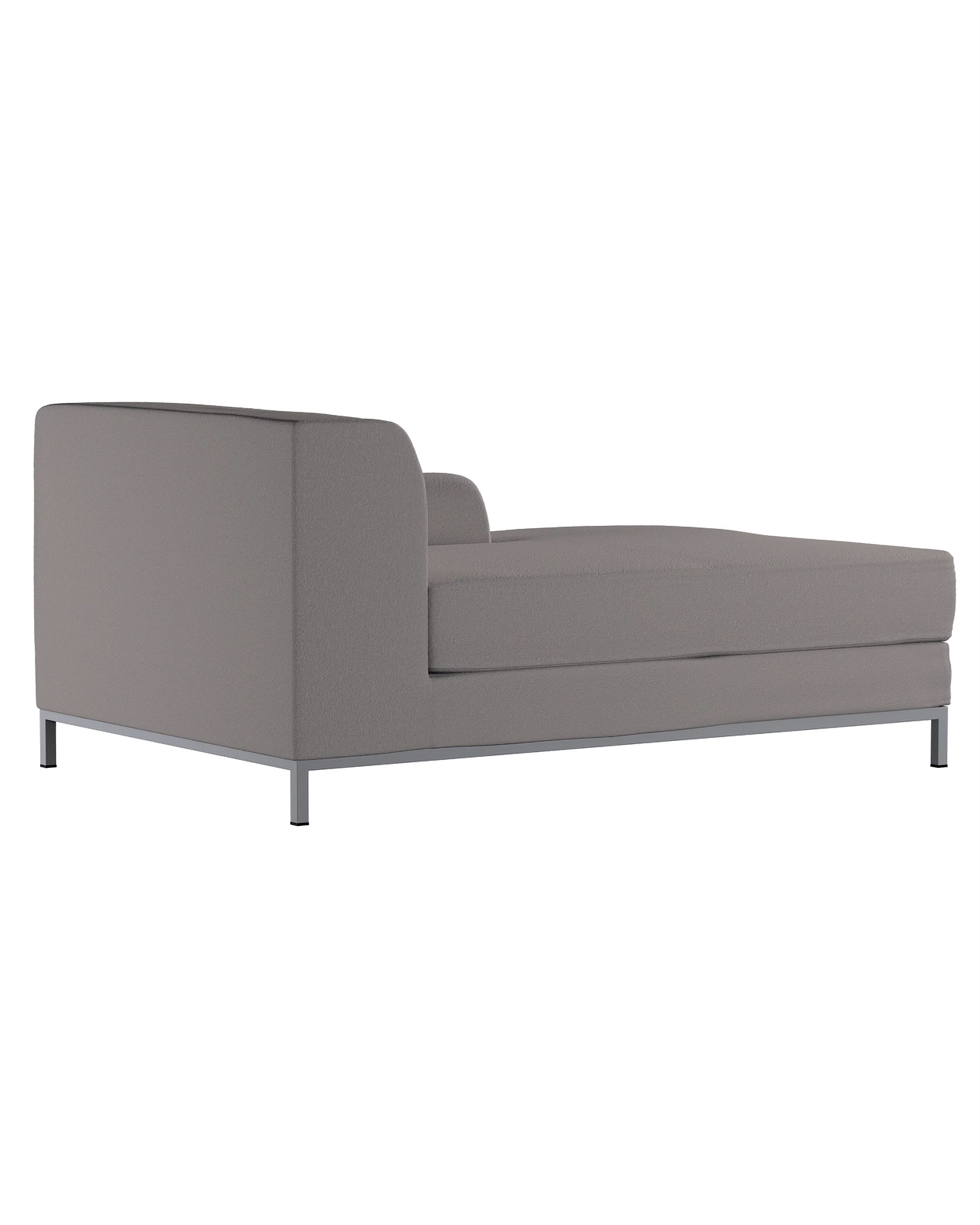 IKEA zitbankhoes/ overtrek voor Kramfors chaise longue rechts kleur product beige stof met structuur (hover)