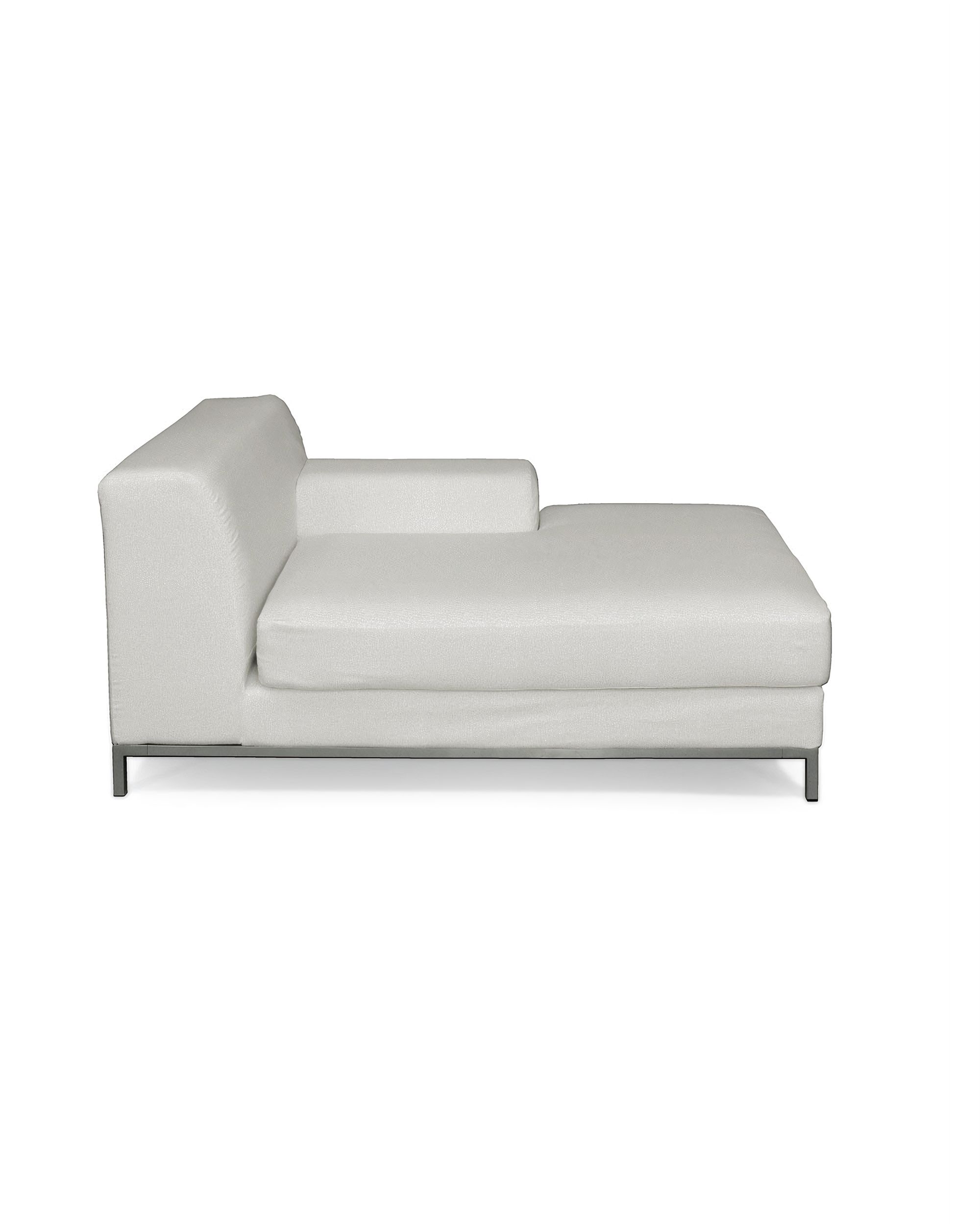 IKEA zitbankhoes/ overtrek voor Kramfors chaise longue rechts kleur product crème stof met structuur