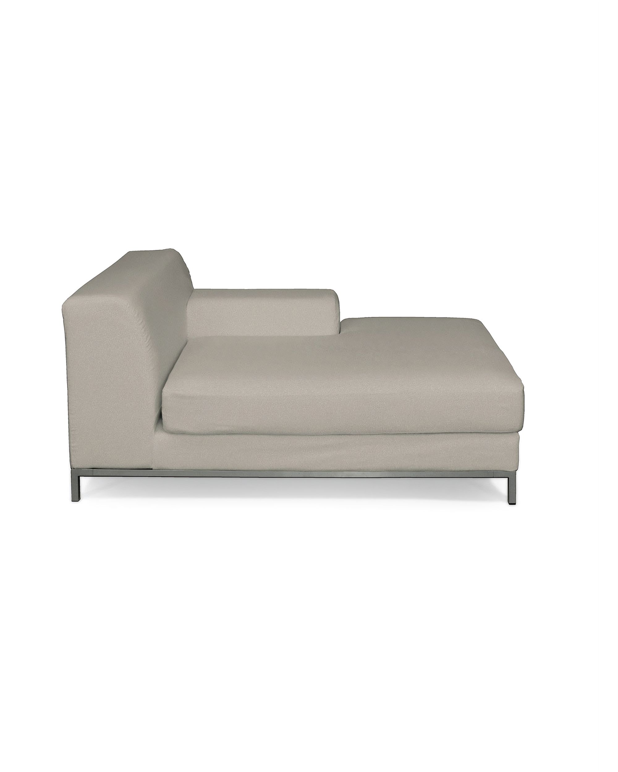 IKEA zitbankhoes/ overtrek voor Kramfors chaise longue rechts kleur product beige stof met structuur