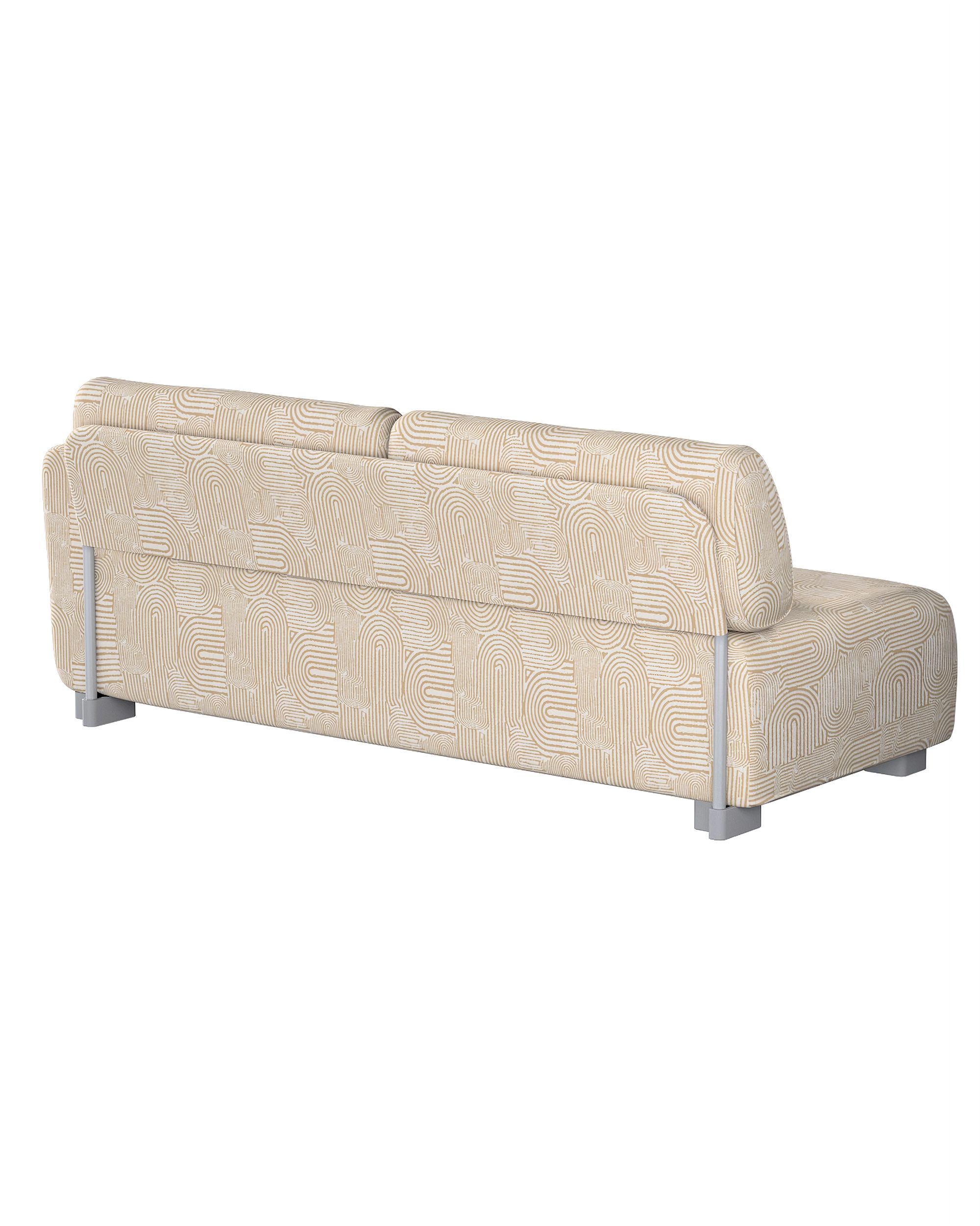 IKEA zitbankhoes voor Mysinge 2-zitsbank met 1 armleuning kleur product beige stof met structuur, met patroon (hover)