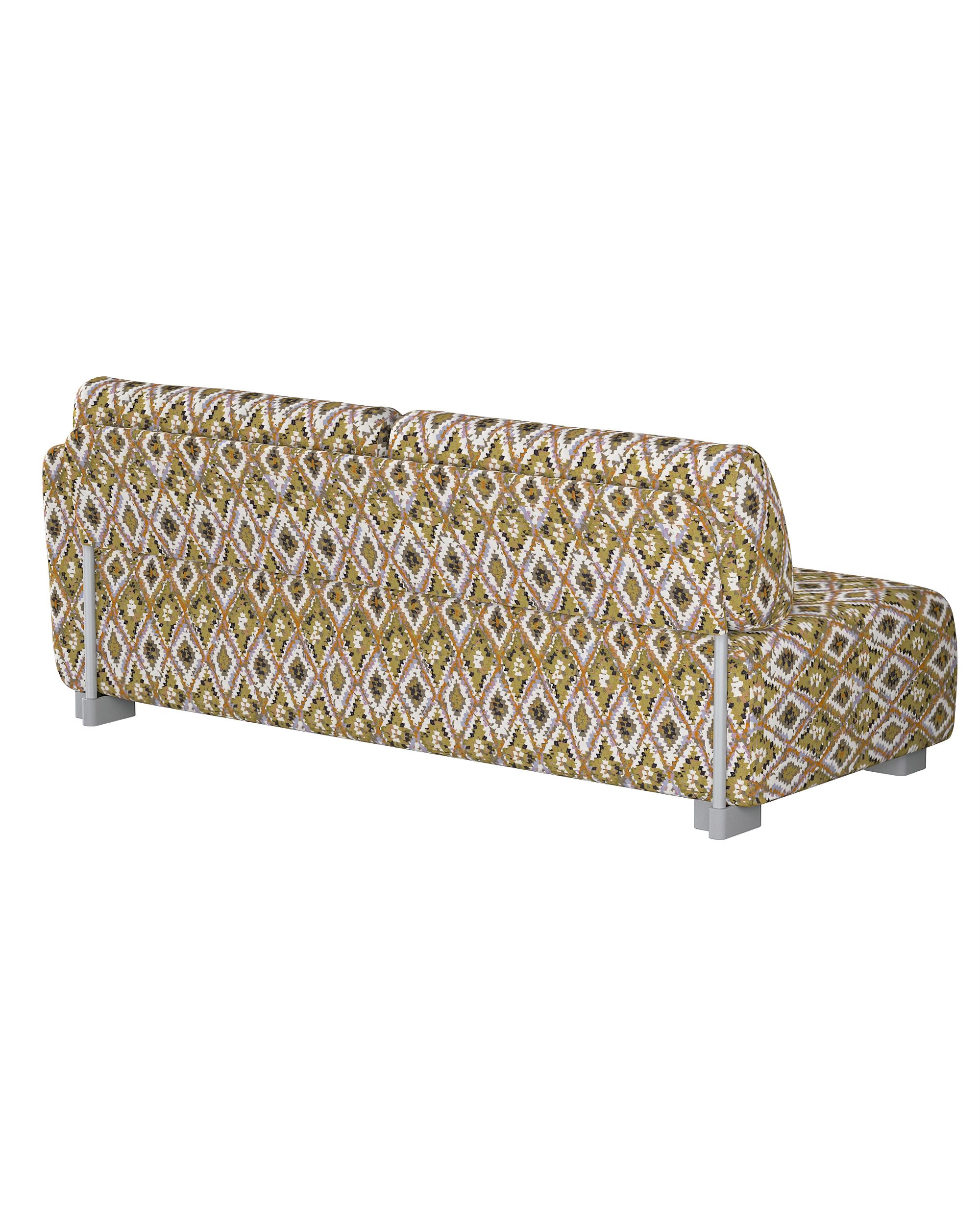 IKEA zitbankhoes voor Mysinge 2-zitsbank met 1 armleuning kleur product meerkleurig stof met structuur, met patroon (hover)