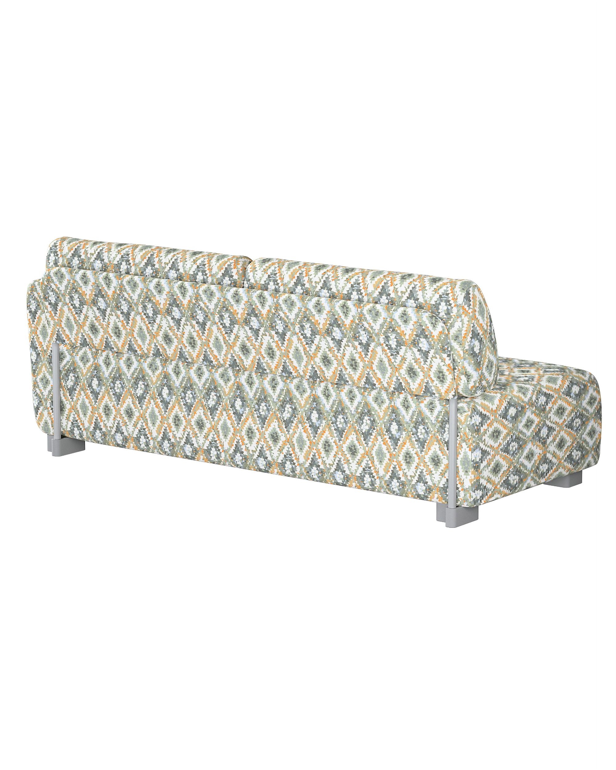 IKEA zitbankhoes voor Mysinge 2-zitsbank met 1 armleuning kleur product blauw stof met structuur, met patroon (hover)