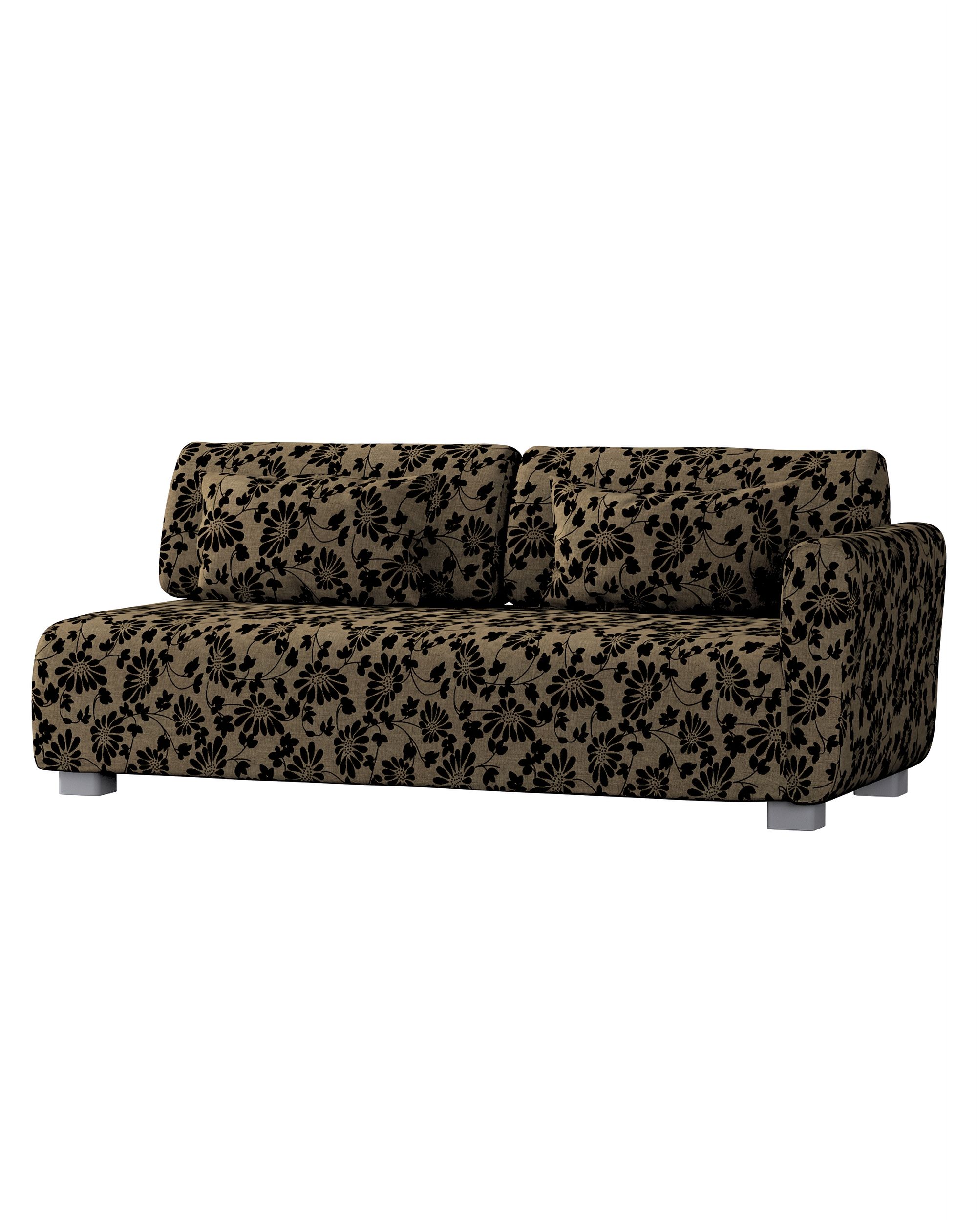 IKEA zitbankhoes voor Mysinge 2-zitsbank met 1 armleuning kleur product beige stof met structuur, met patroon