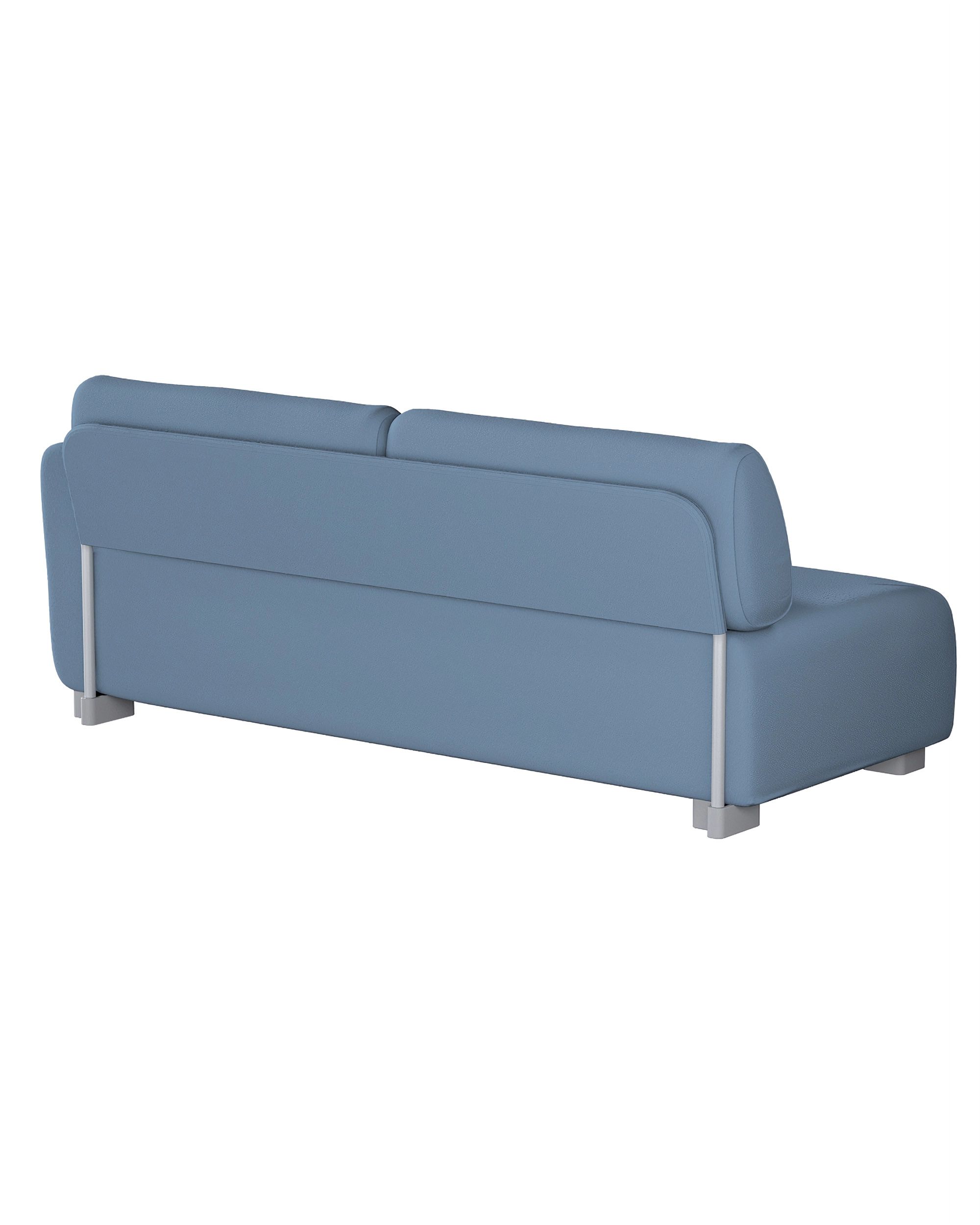 IKEA zitbankhoes voor Mysinge 2-zitsbank met 1 armleuning kleur product blauw stof met structuur (hover)