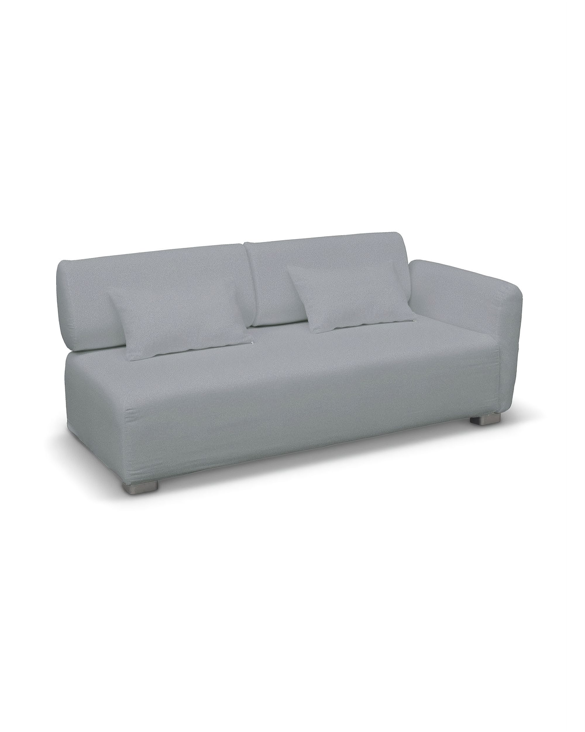 IKEA zitbankhoes voor Mysinge 2-zitsbank met 1 armleuning kleur product grijs stof met structuur