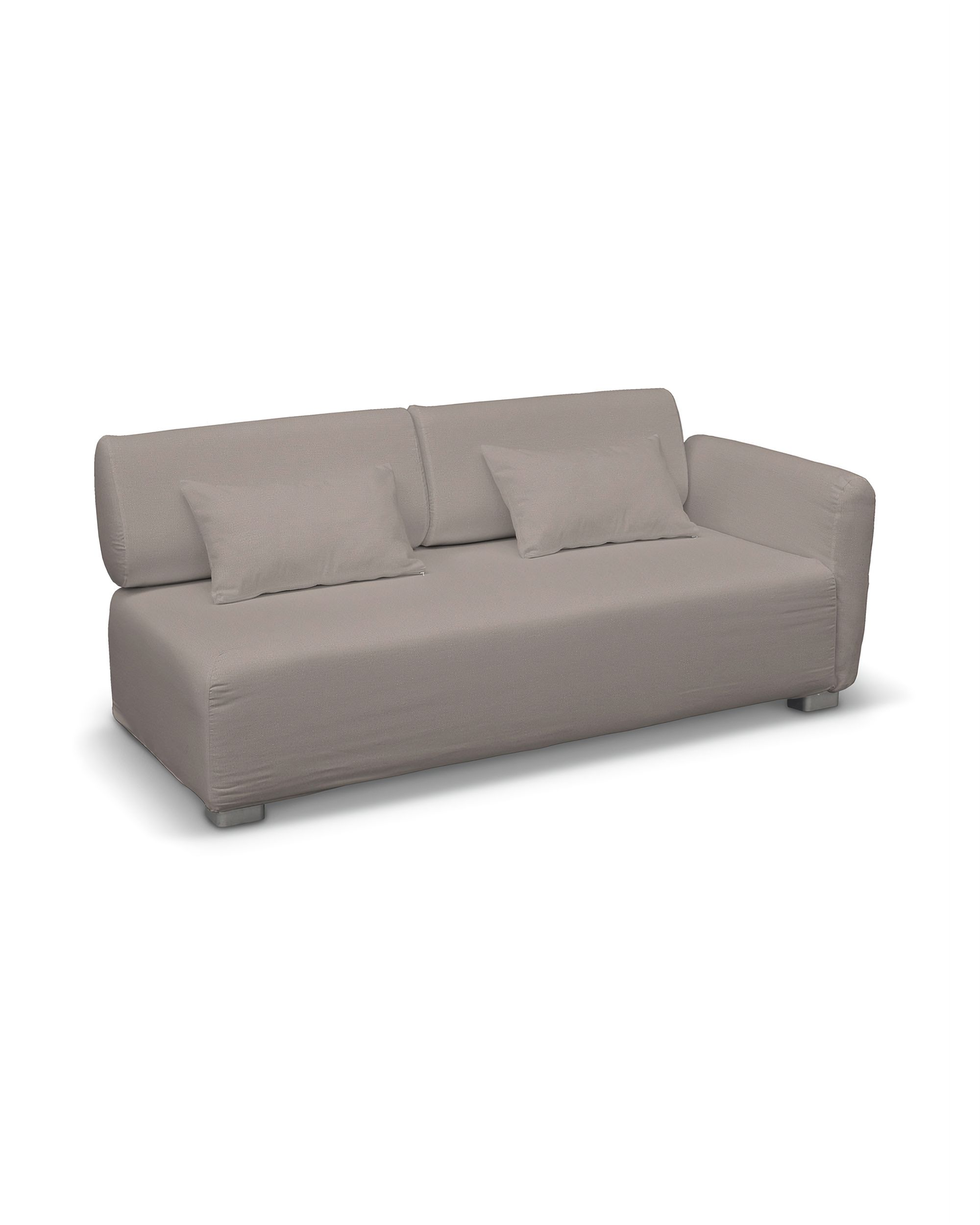 IKEA zitbankhoes voor Mysinge 2-zitsbank met 1 armleuning kleur product beige stof fluweel