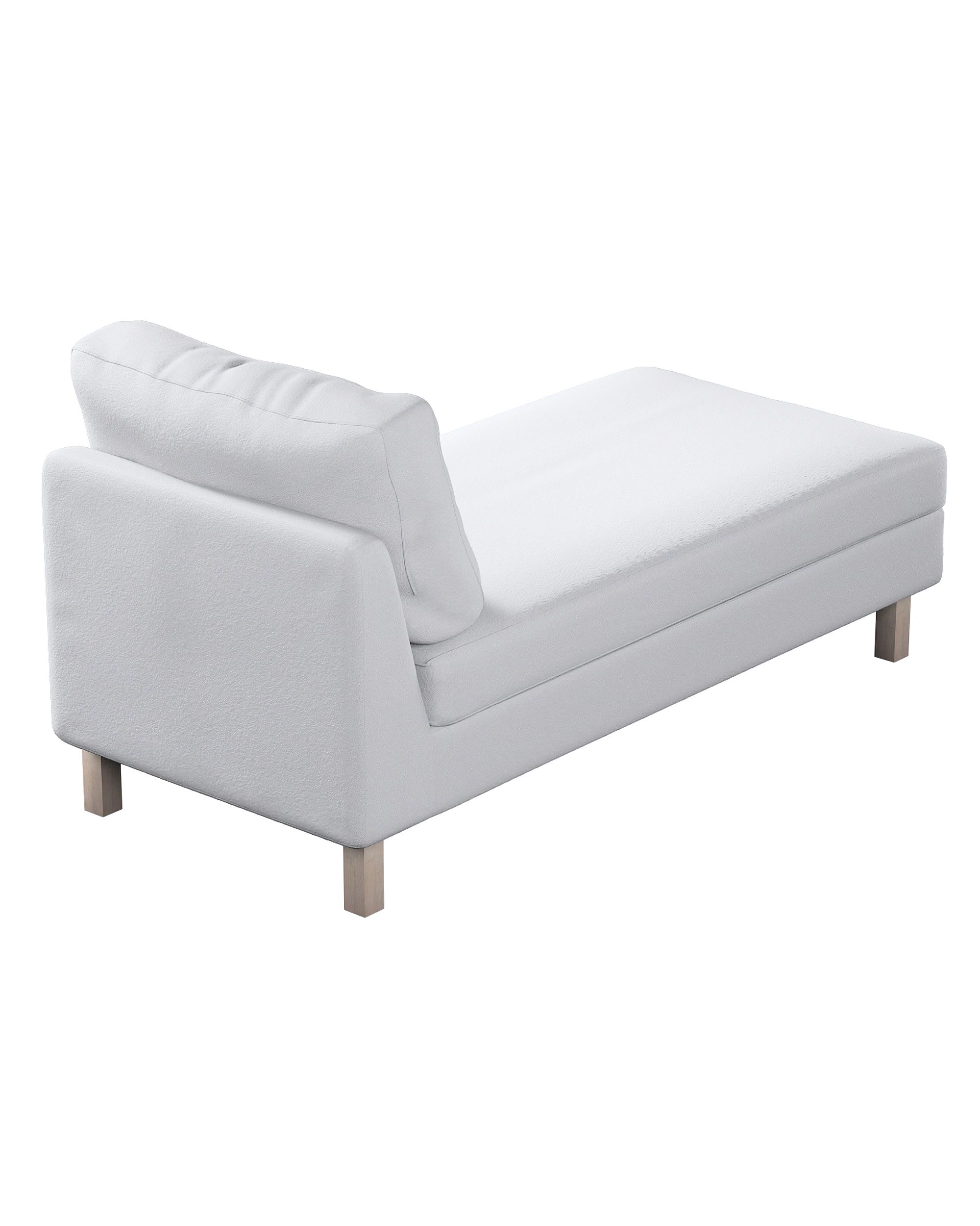 Model Karlstad chaise longue bijzetbank kleur product wit stof met structuur (hover)