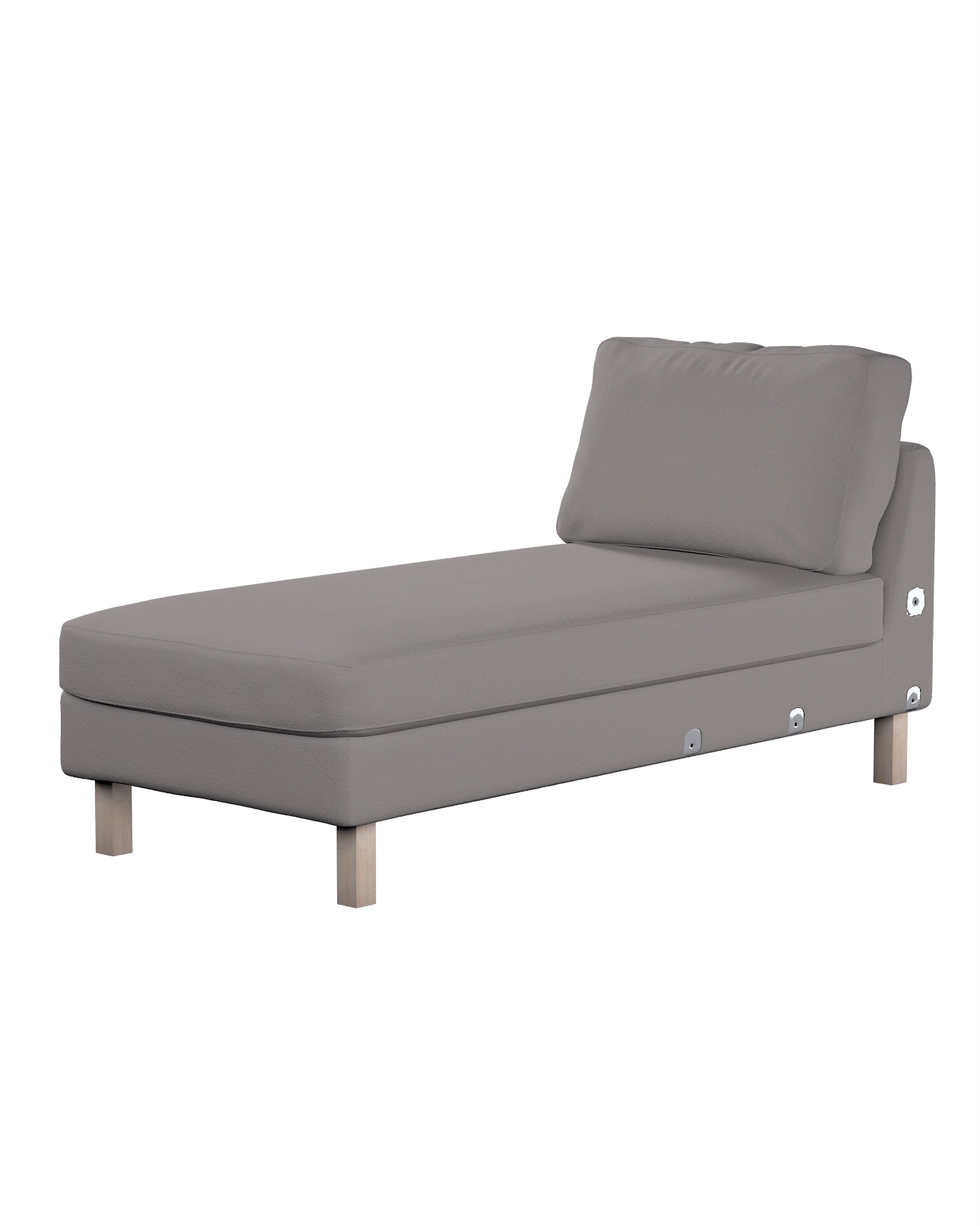 Model Karlstad chaise longue bijzetbank kleur product beige stof met structuur