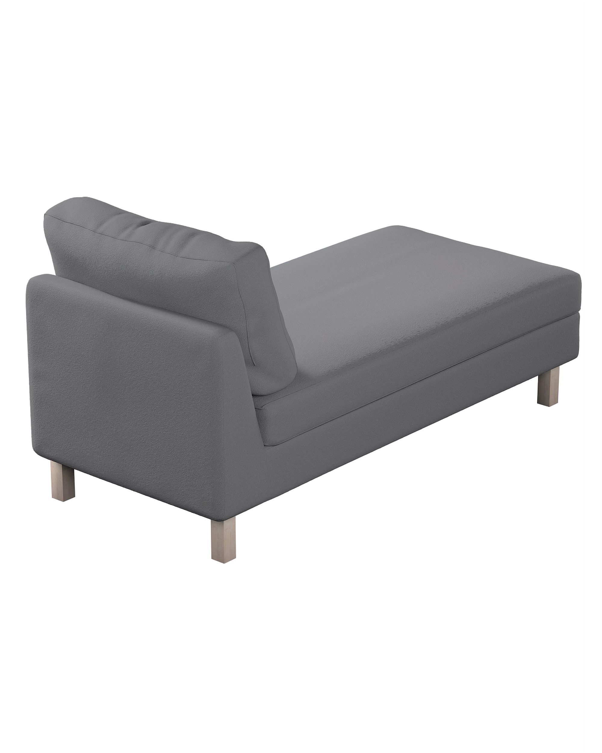 Model Karlstad chaise longue bijzetbank kleur product grijs stof met structuur (hover)