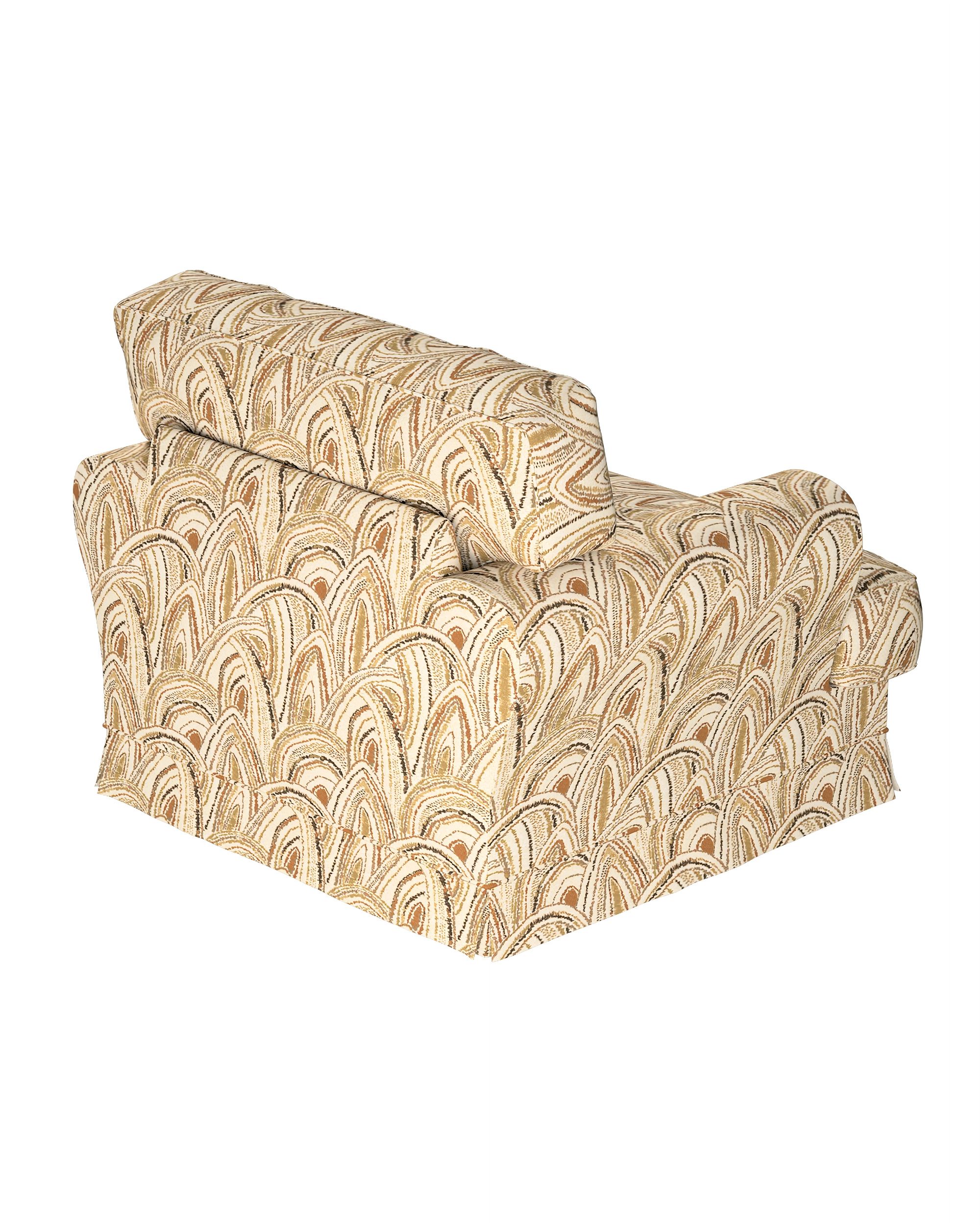 IKEA stoelhoes/ overtrek voor Ekeskog kleur product beige stof met structuur, met patroon (hover)