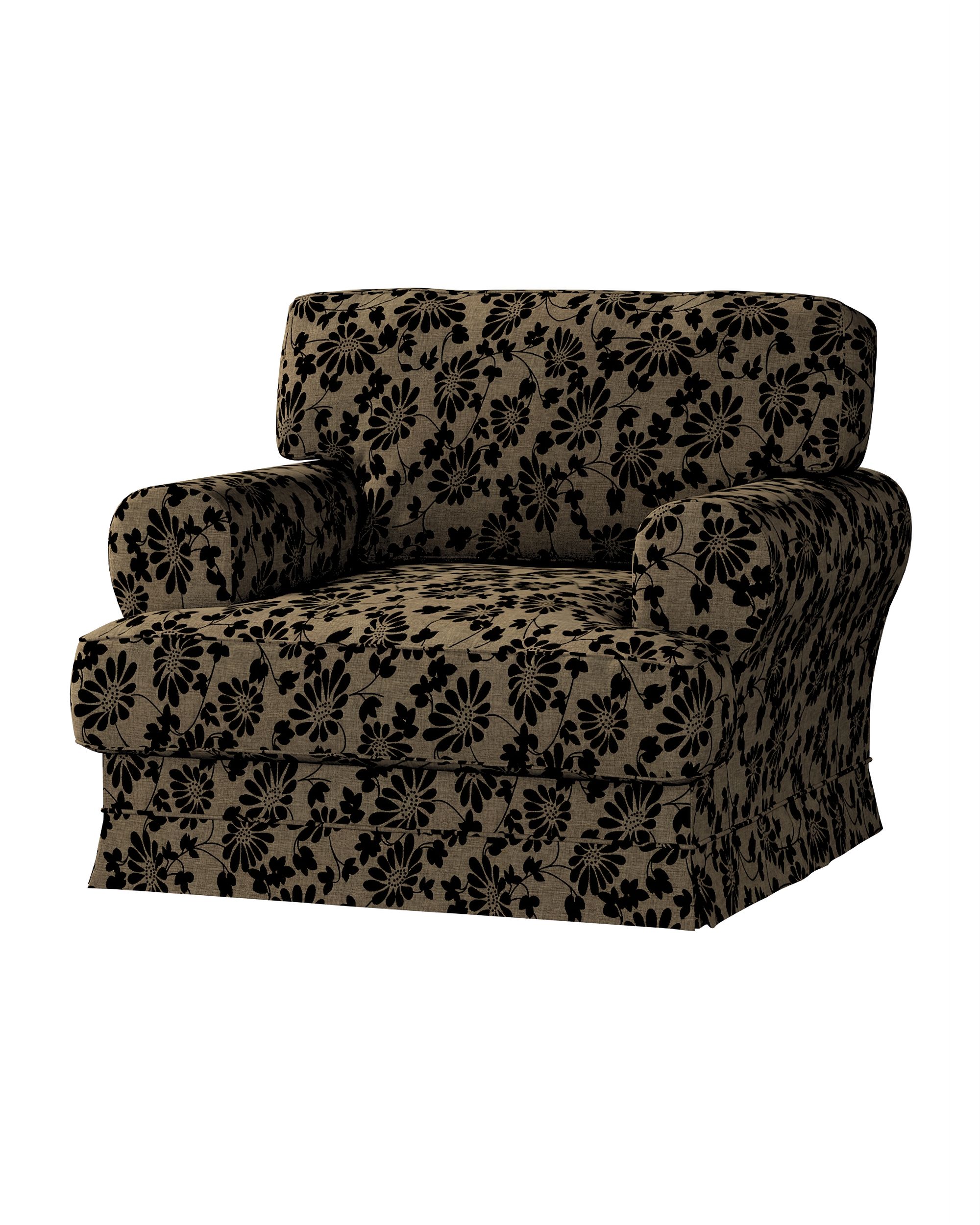 IKEA stoelhoes/ overtrek voor Ekeskog kleur product beige stof met structuur, met patroon