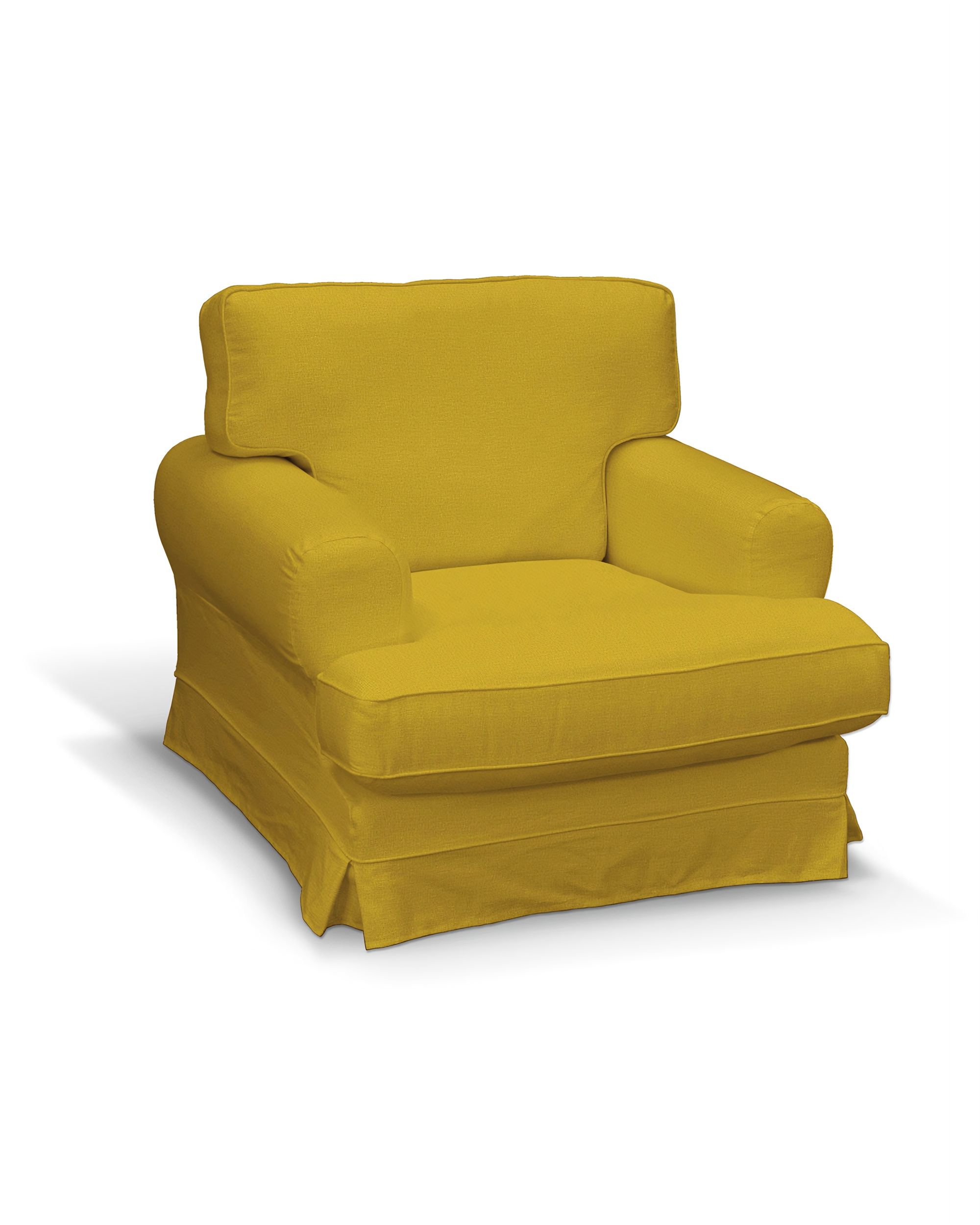 IKEA stoelhoes/ overtrek voor Ekeskog kleur product geel stof fluweel