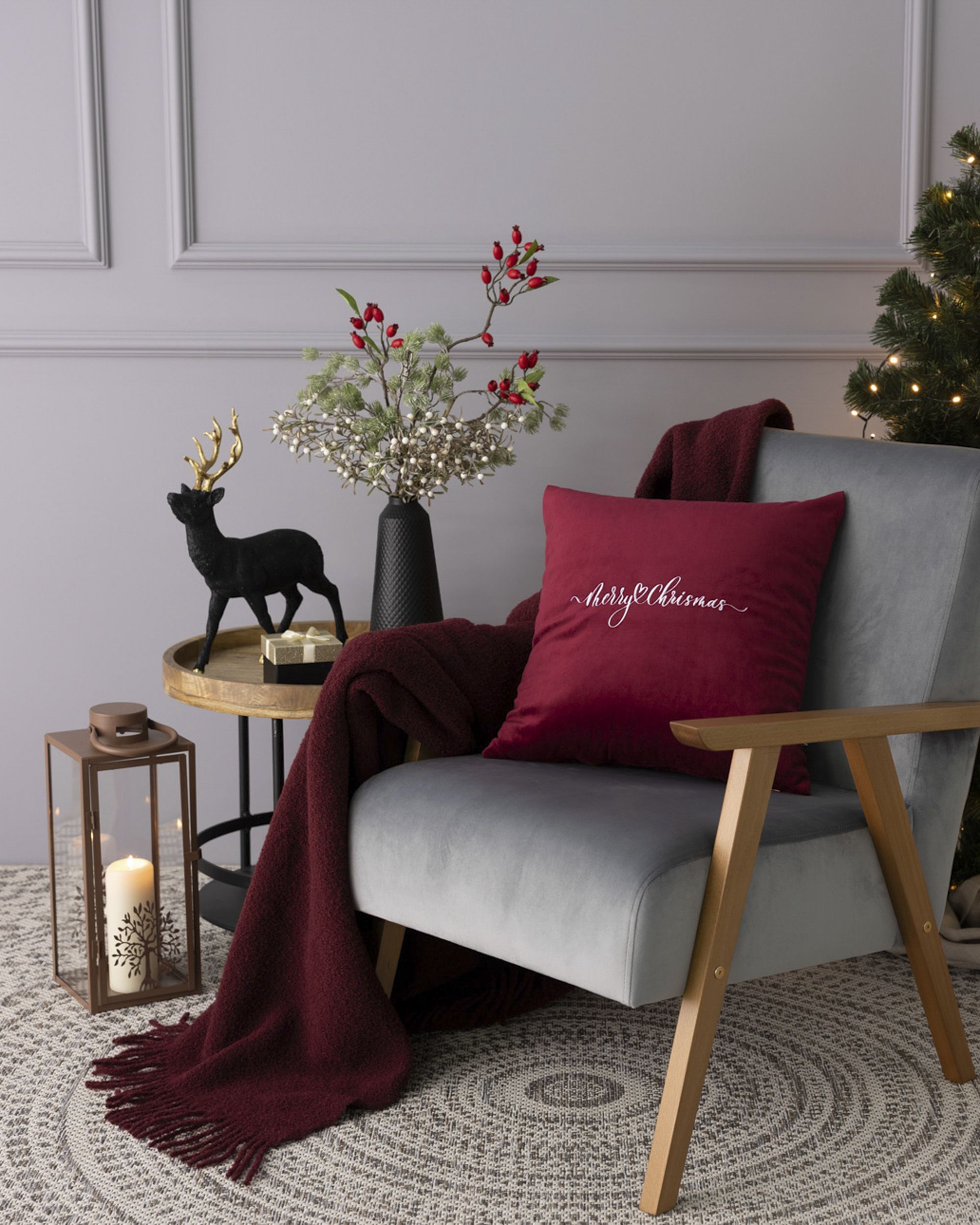 Kussenhoes Winter Wish 43x43 cm (hover)