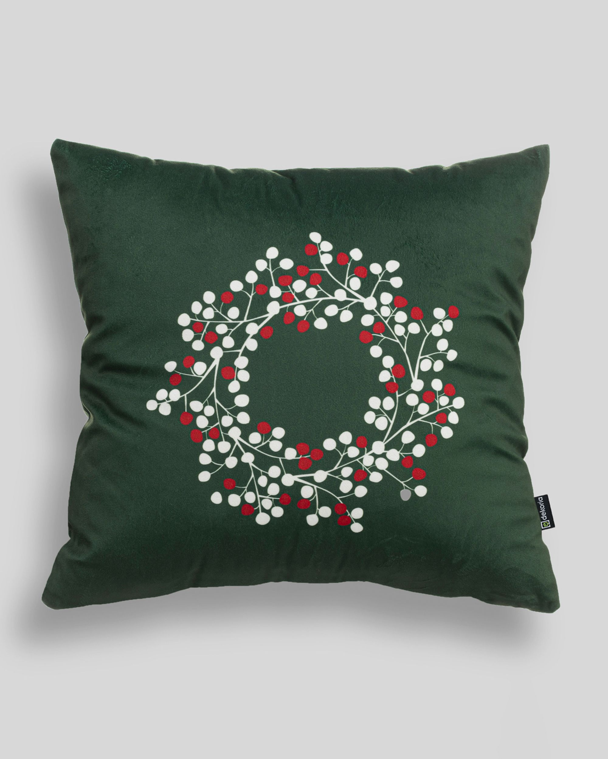 Kussenhoes Berry Wreath 43x43 cm