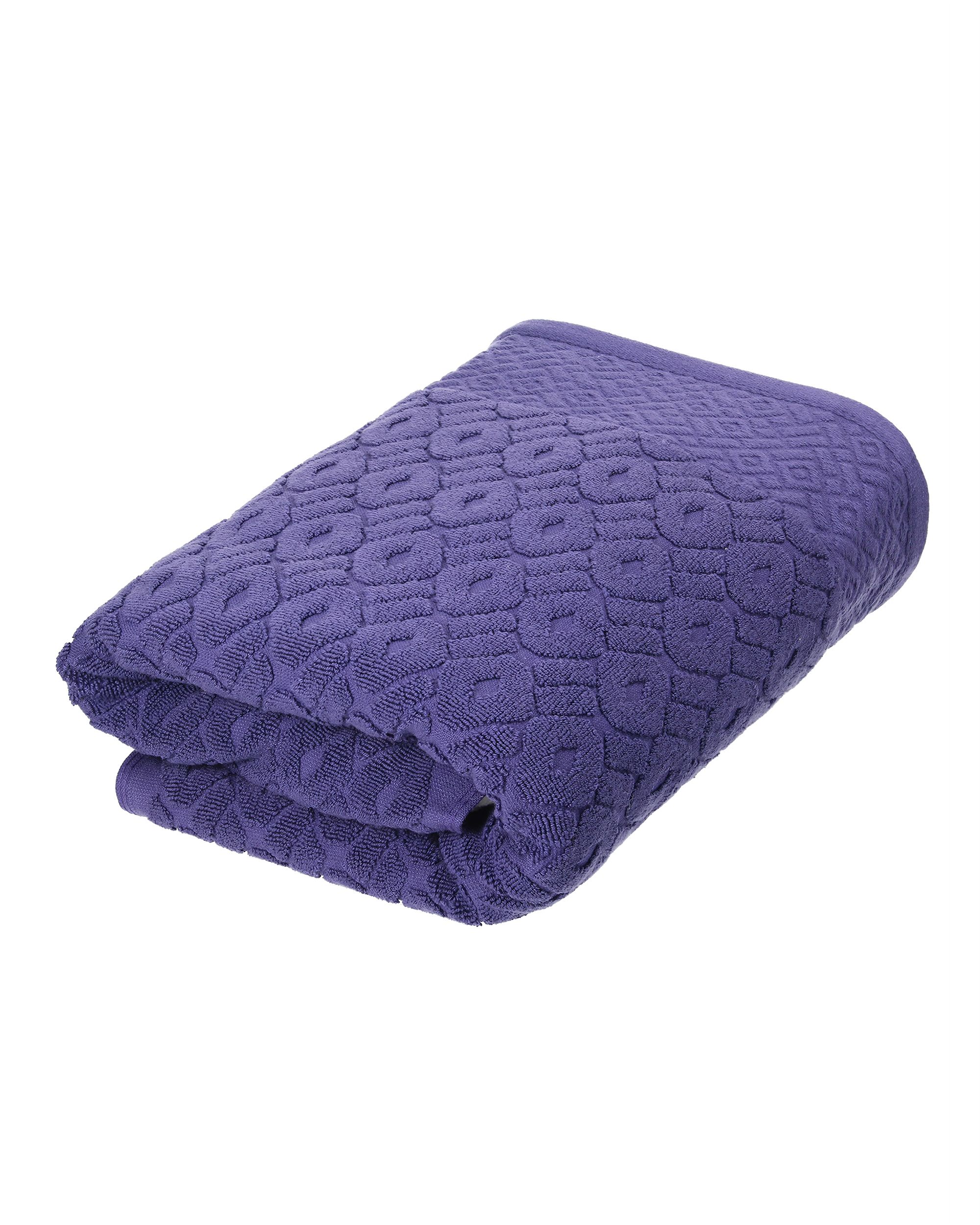 Handdoek Lattice 70x140 cm diep paars