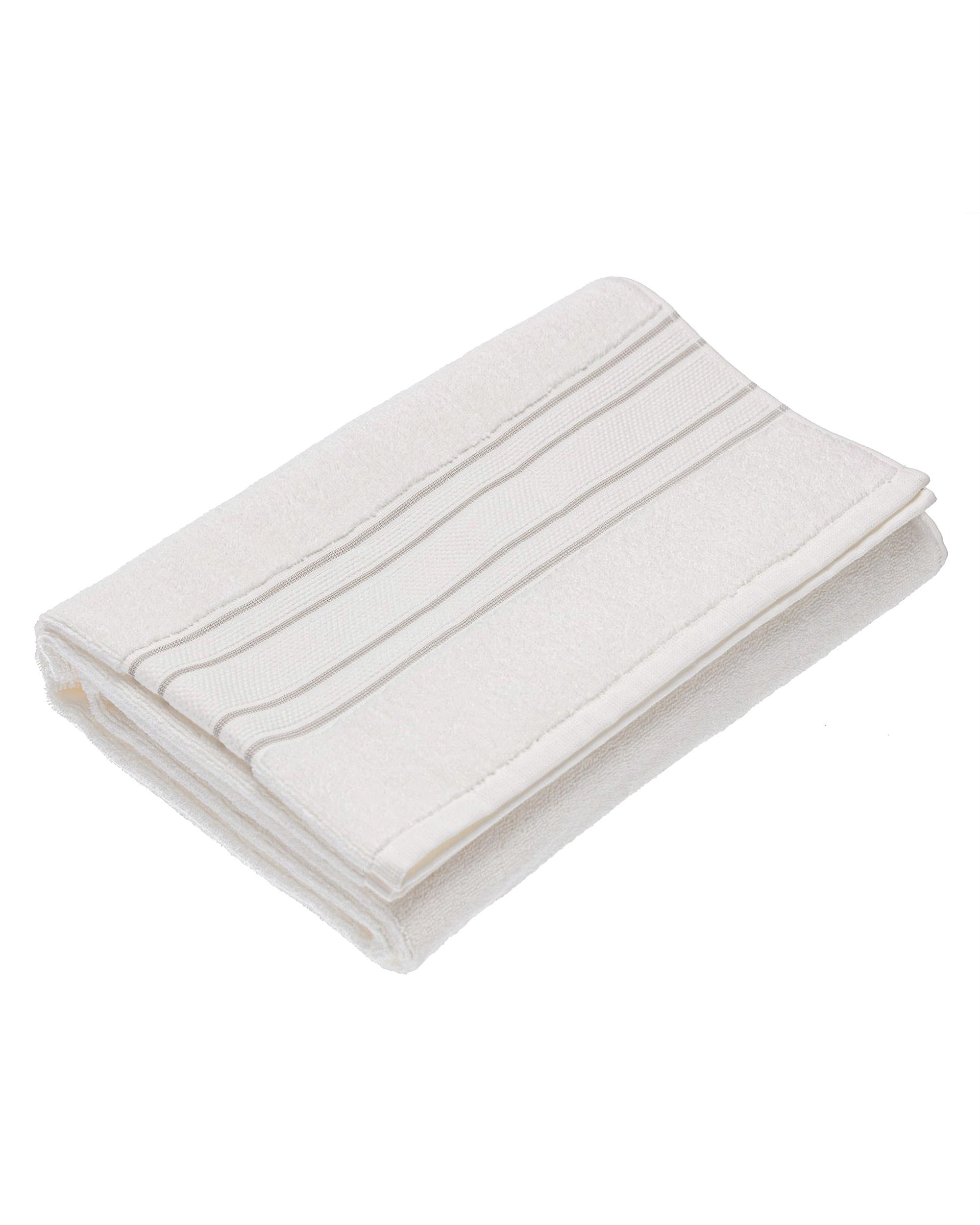Handdoekenset Gunnar Crèmewit Grijs, Set van 3 stuks