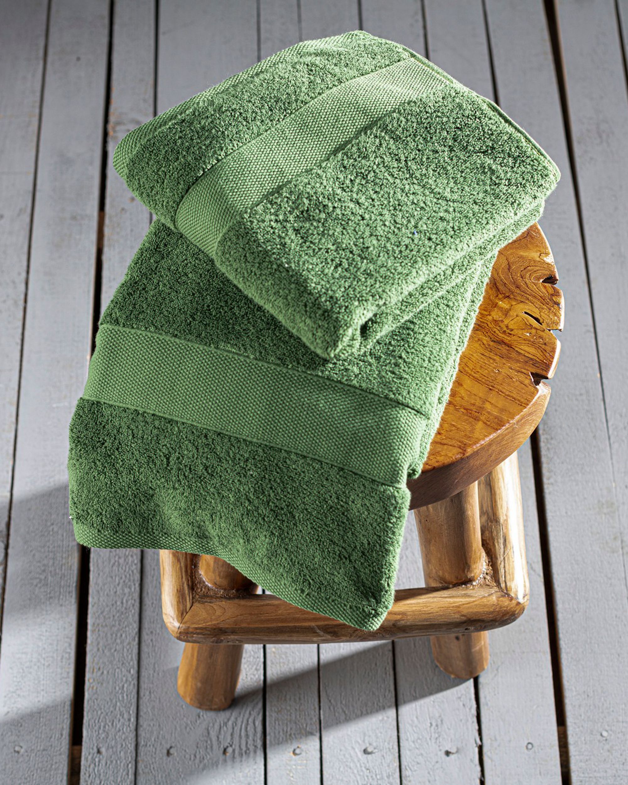 Handdoek Caïro 70x140 cm groen (hover)