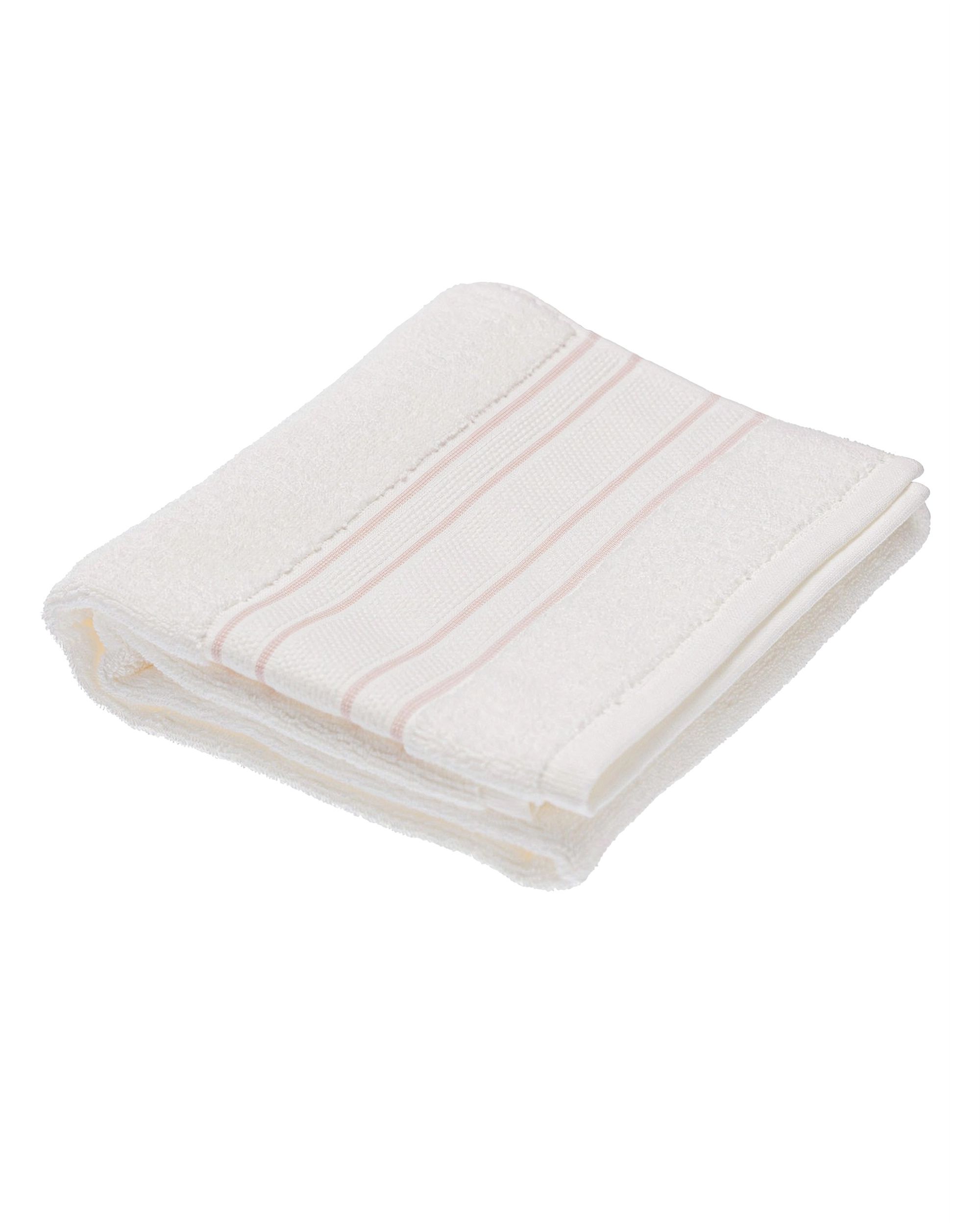 Handdoek Gunnar Crèmewit Roze, 50x90 cm