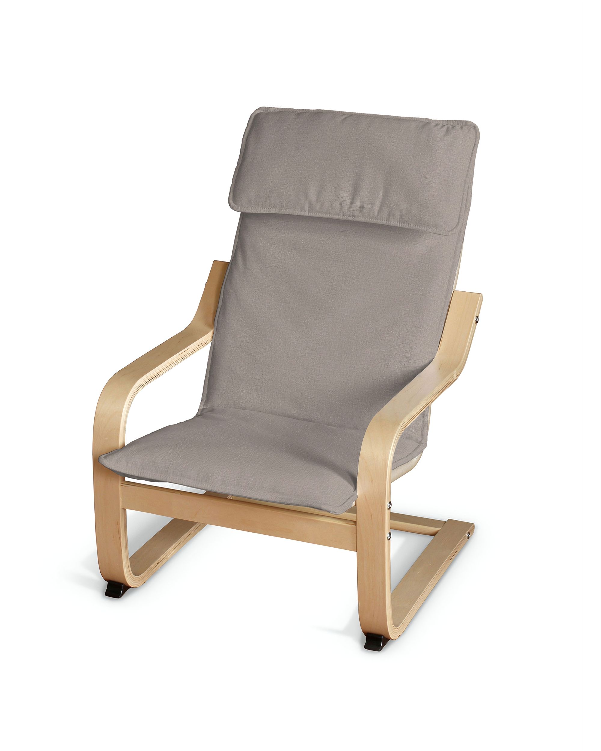 Poäng kussen voor een kinderstoel kleur product beige stof fluweel