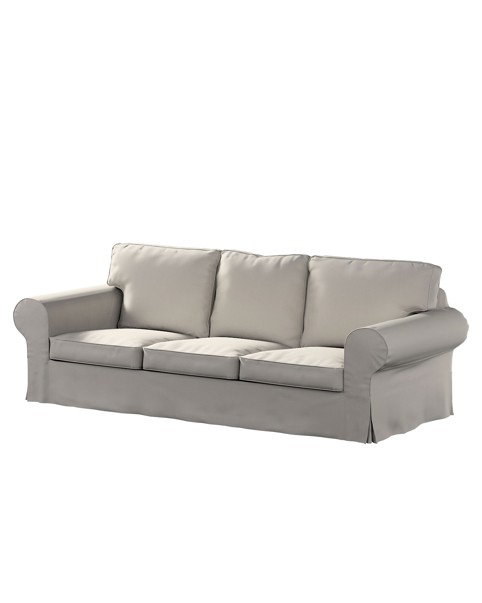 Ektorp hoes 3-zits slaapbank nieuw model (2013) kleur product grijs stof met structuur