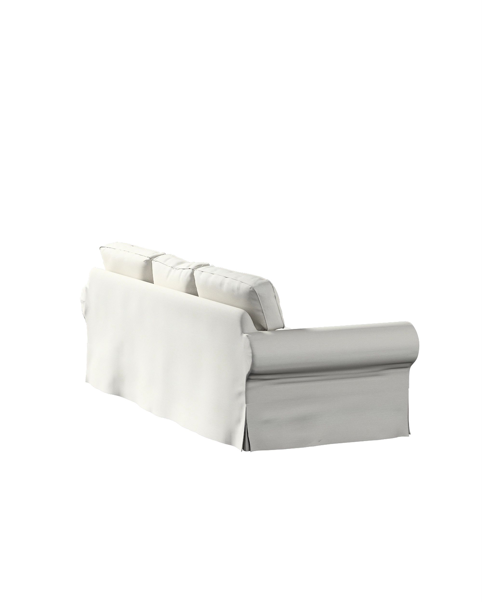 Ektorp hoes 3-zits slaapbank nieuw model (2013) kleur product grijs stof glanzend, met structuur, fluweel (hover)