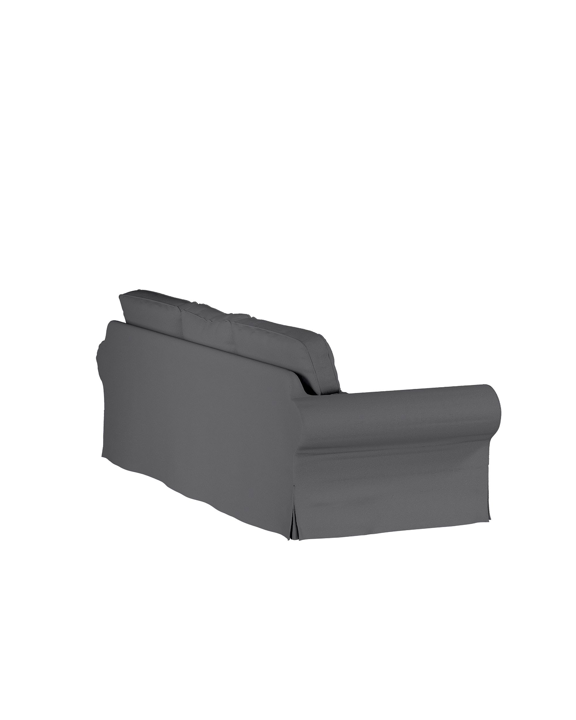 Ektorp hoes 3-zits slaapbank nieuw model (2013) kleur product grijs stof met structuur (hover)