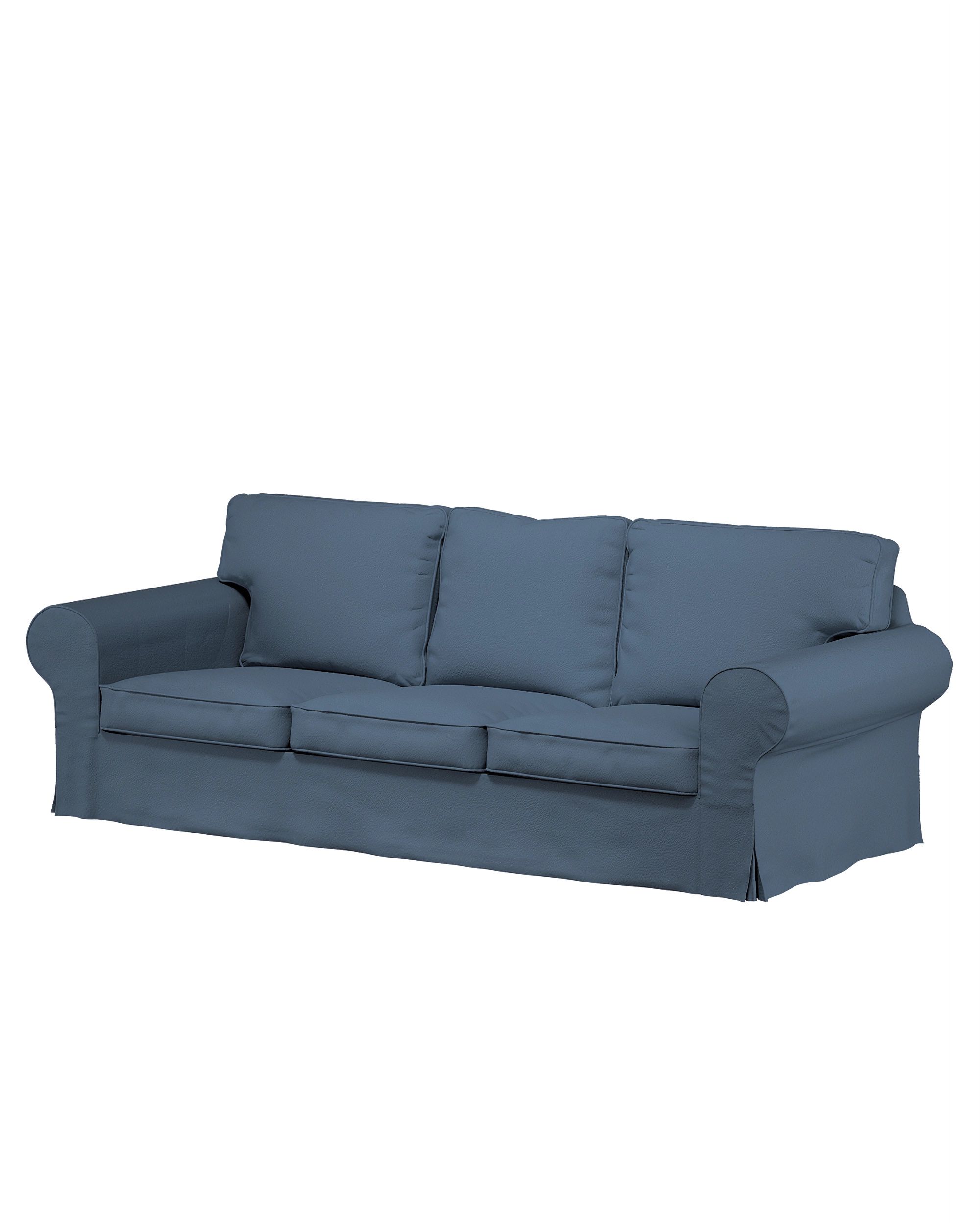 Ektorp hoes 3-zits slaapbank nieuw model (2013) kleur product blauw stof met structuur