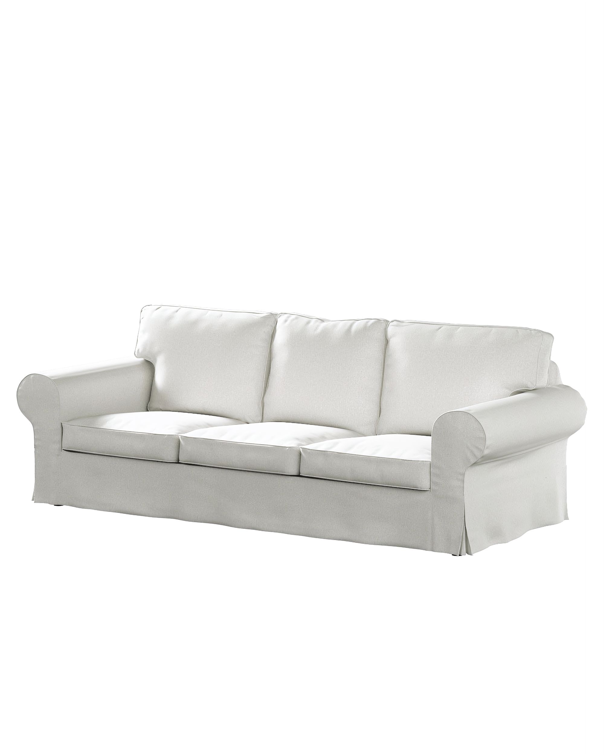 Ektorp hoes 3-zits slaapbank nieuw model (2013) kleur product crème stof met structuur