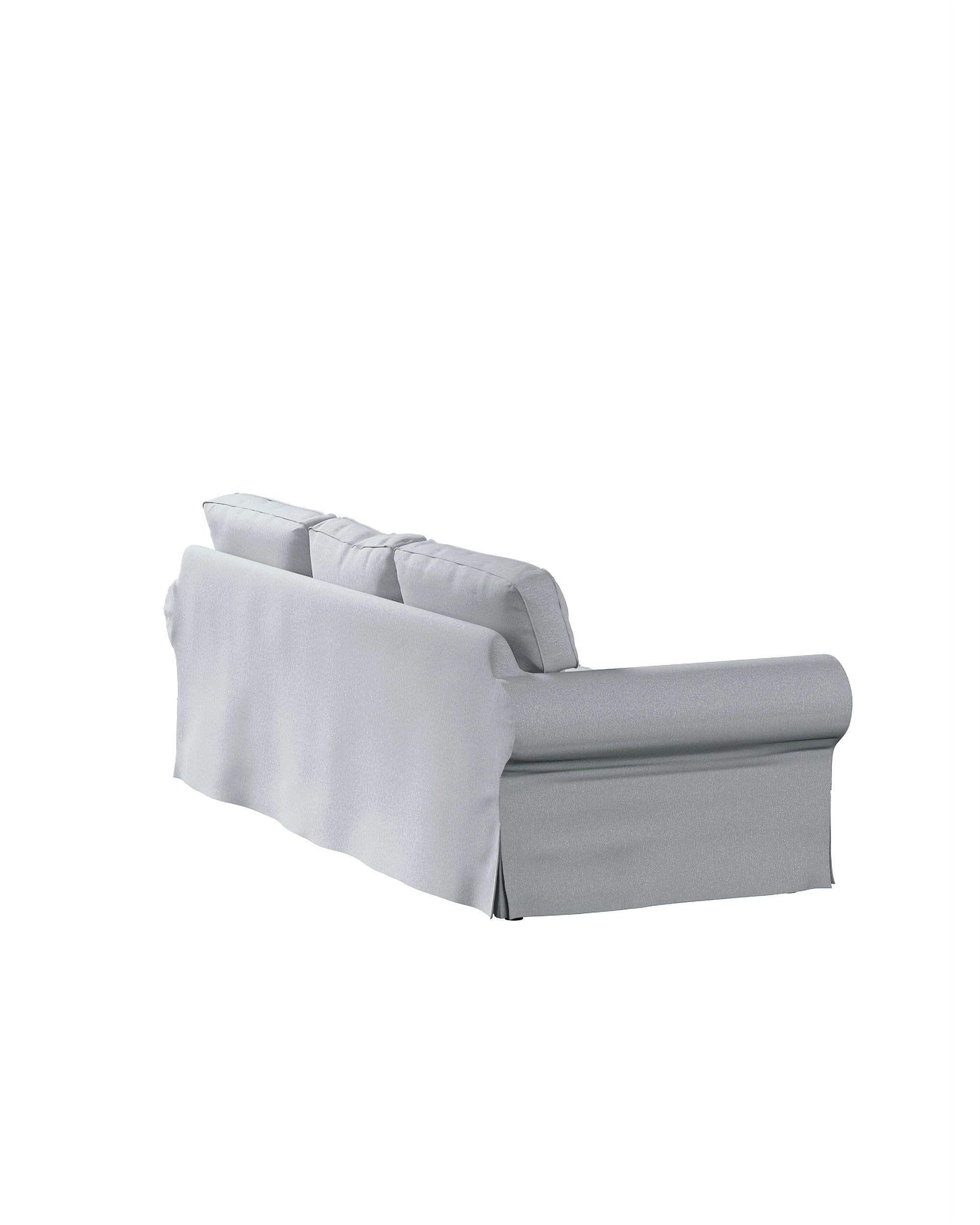 Ektorp hoes 3-zits slaapbank nieuw model (2013) kleur product grijs stof met structuur (hover)