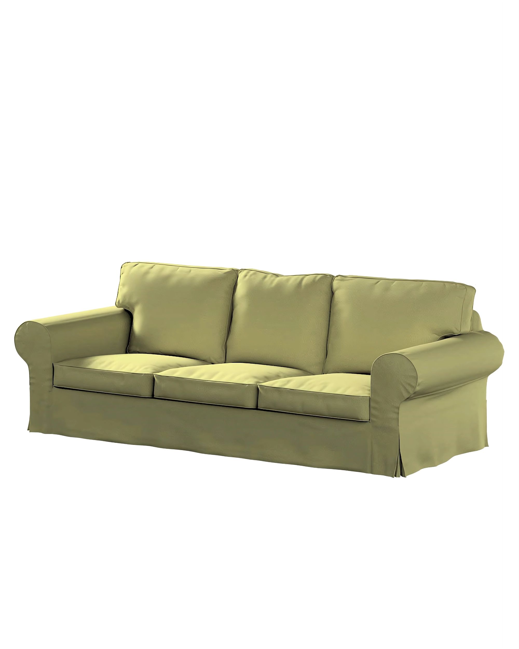 Ektorp hoes 3-zits slaapbank nieuw model (2013) kleur product groen stof glanzend, fluweel