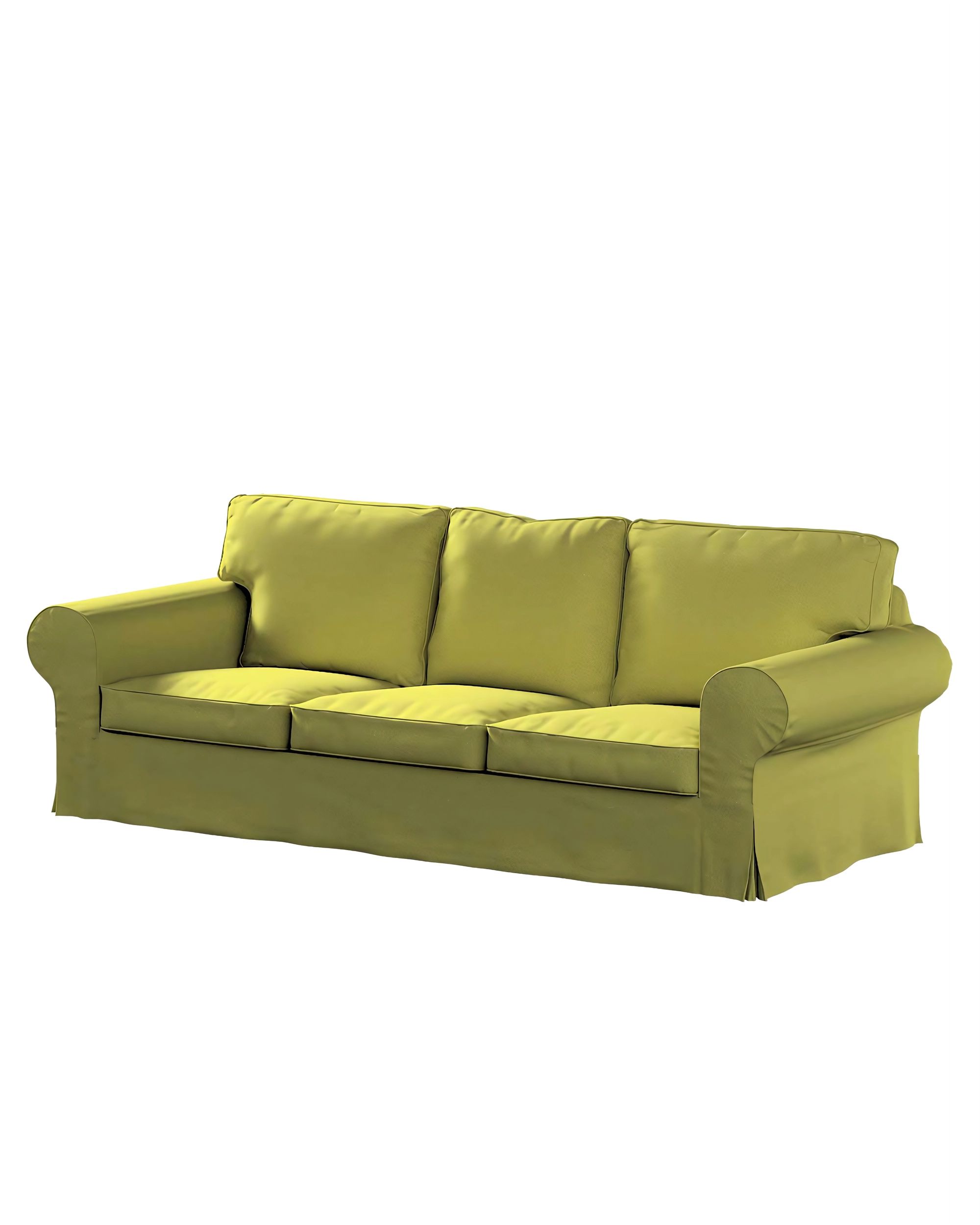 Ektorp hoes 3-zits slaapbank nieuw model (2013) kleur product groen stof glanzend, fluweel