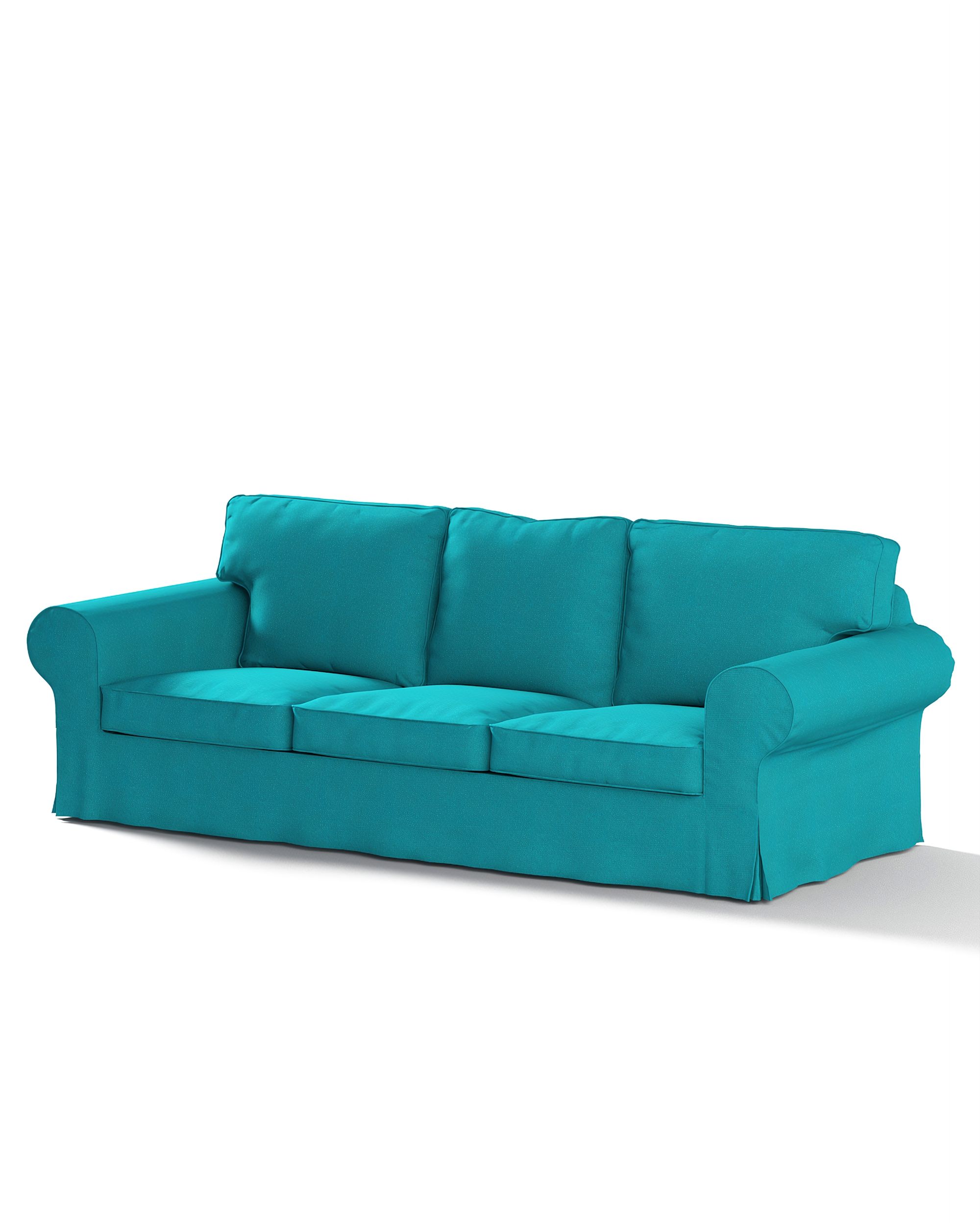 Ektorp hoes 3-zits slaapbank nieuw model (2013) kleur product blauw stof met structuur