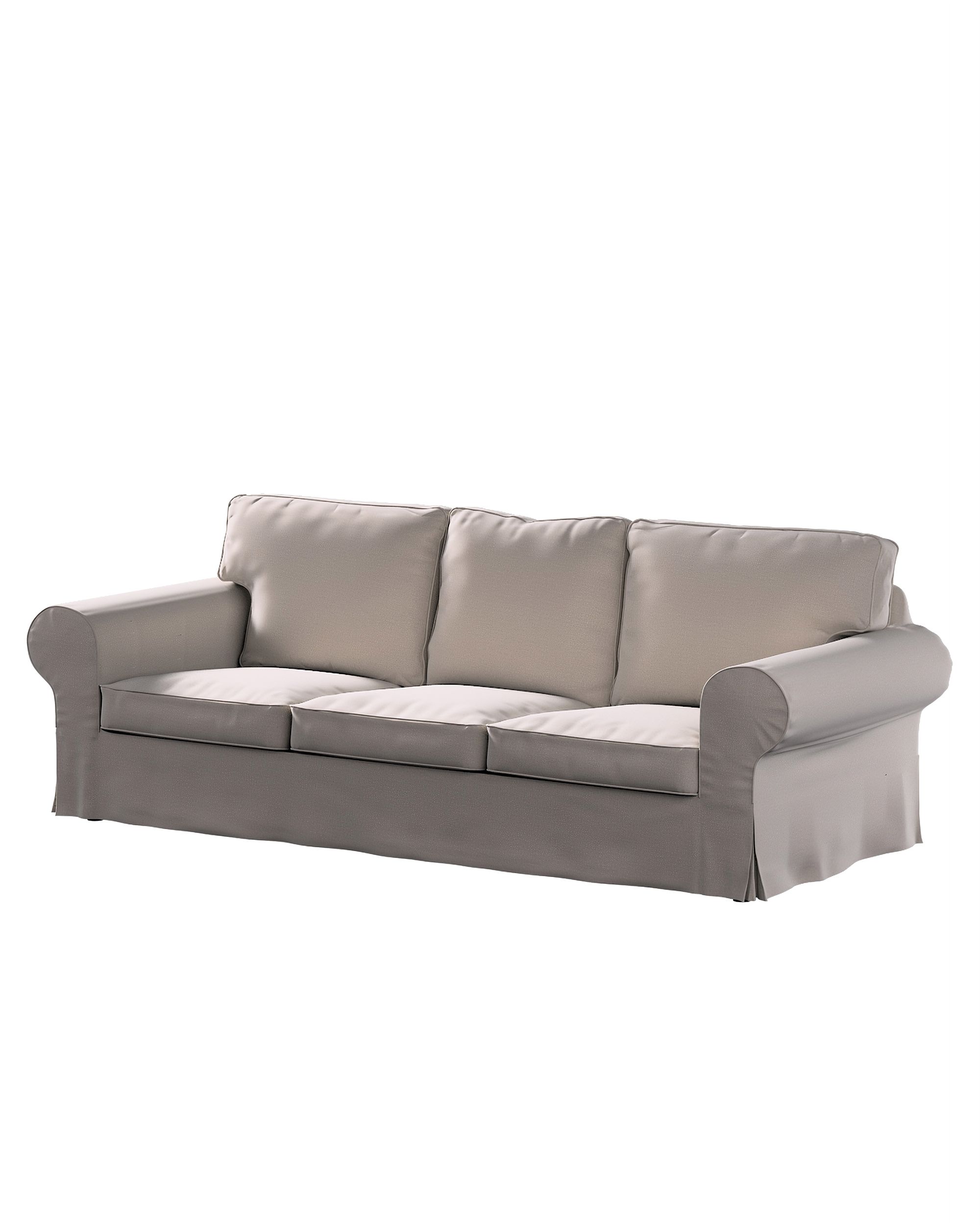 Ektorp hoes 3-zits slaapbank nieuw model (2013) kleur product beige stof fluweel