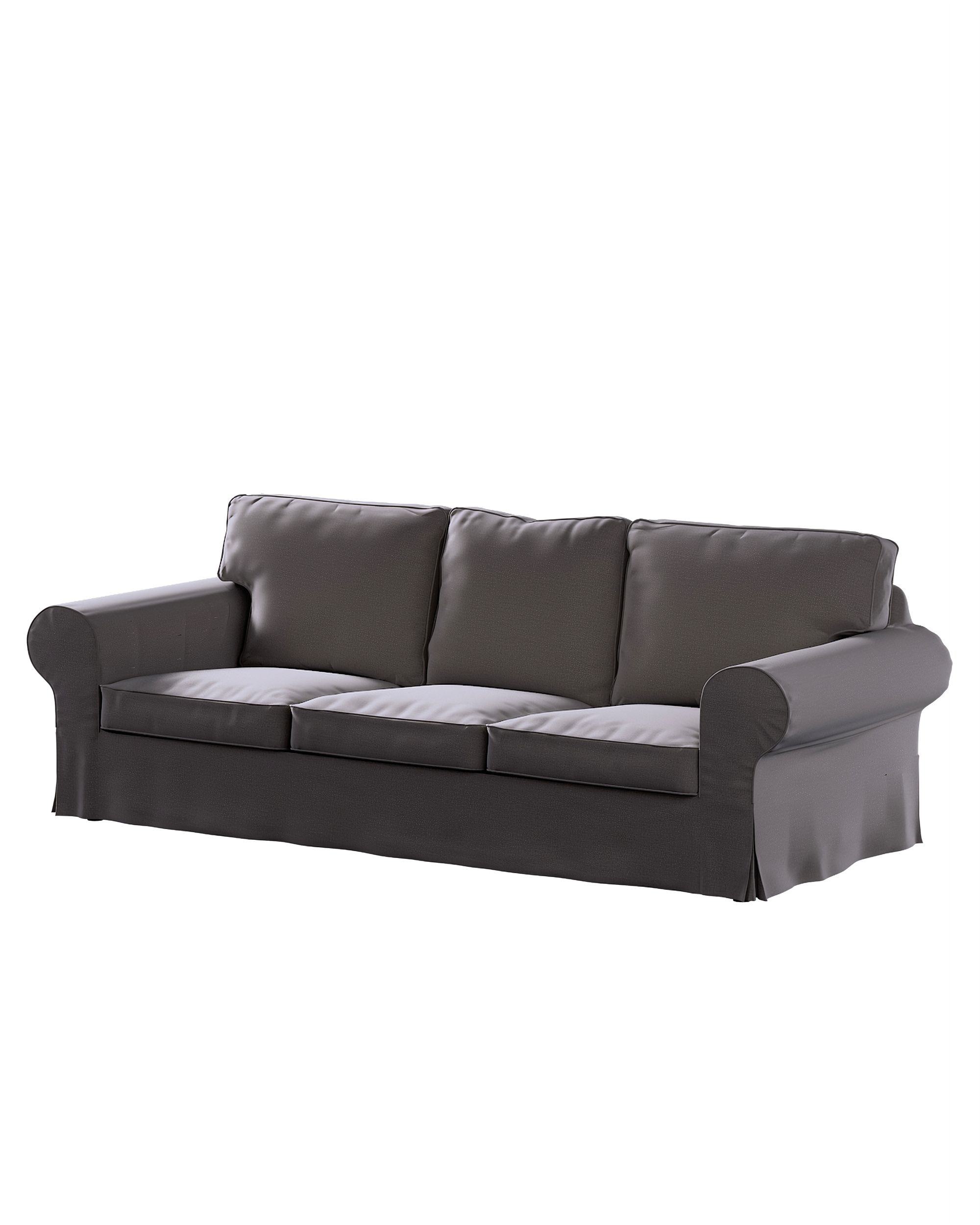 Ektorp hoes 3-zits slaapbank nieuw model (2013) kleur product bruin stof fluweel
