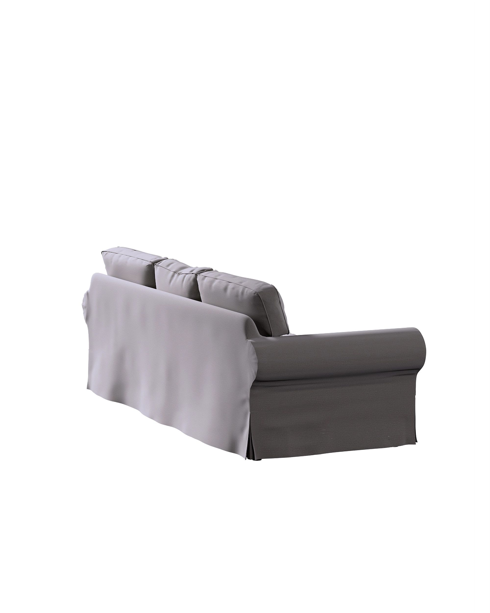 Ektorp hoes 3-zits slaapbank nieuw model (2013) kleur product bruin stof fluweel (hover)